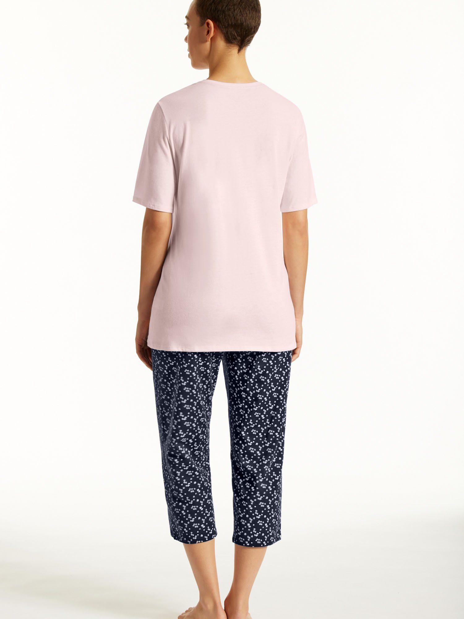 tlg) (2 Damen Schiesser Schlafanzug rosé Pyjama