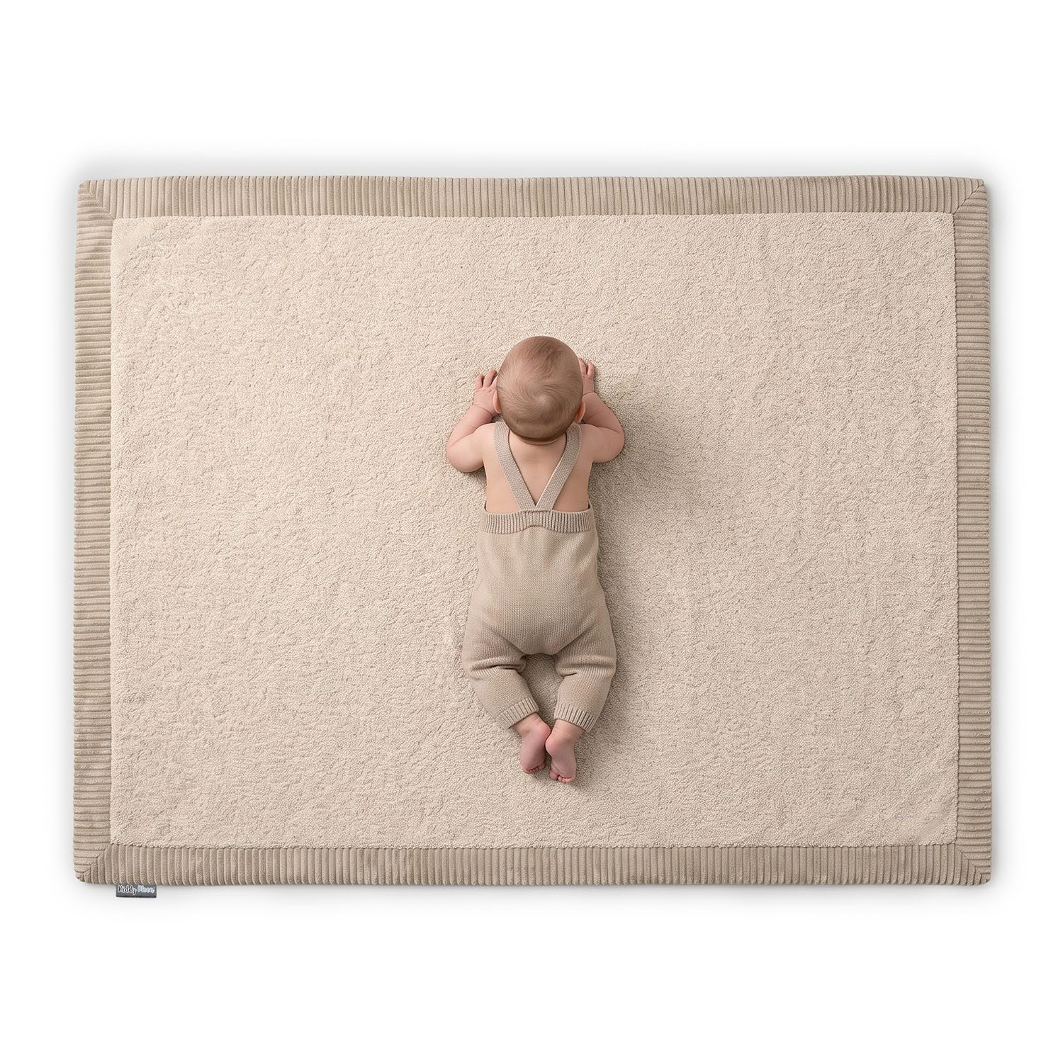 KiddyMoon Spielmatte KM-MT-RUG-1X (Krabbelmatte für Babys und Kinder, gepolsterte Spielmatte)