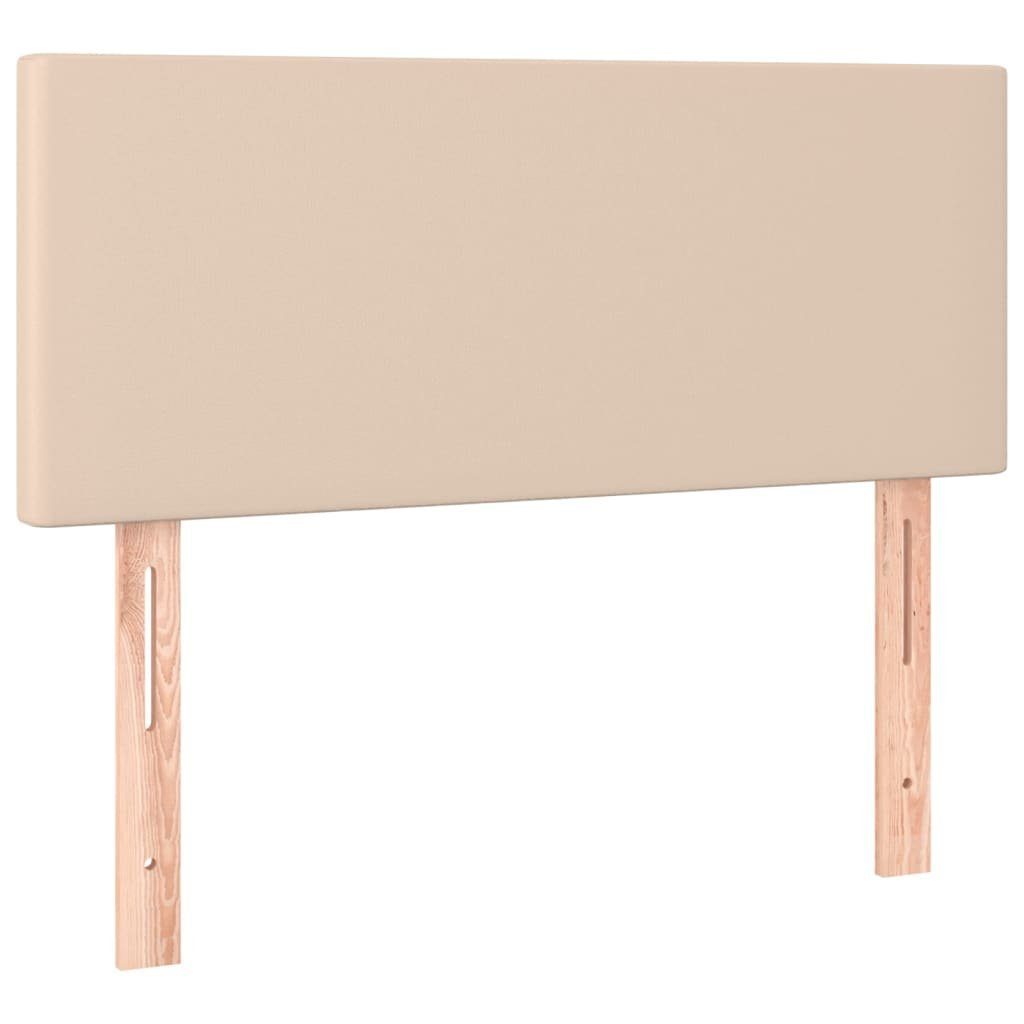 vidaXL Bett Kopfteil Cappuccino-Braun 80x5x78/88 cm Kunstleder (1-tlg)
