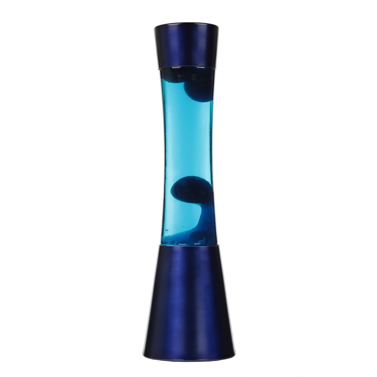 Licht-Erlebnisse Lavalampe RINGO, Warmweiß, Retro Lampe Blau inkl. G9 Leuchtmittel Tischleuchte