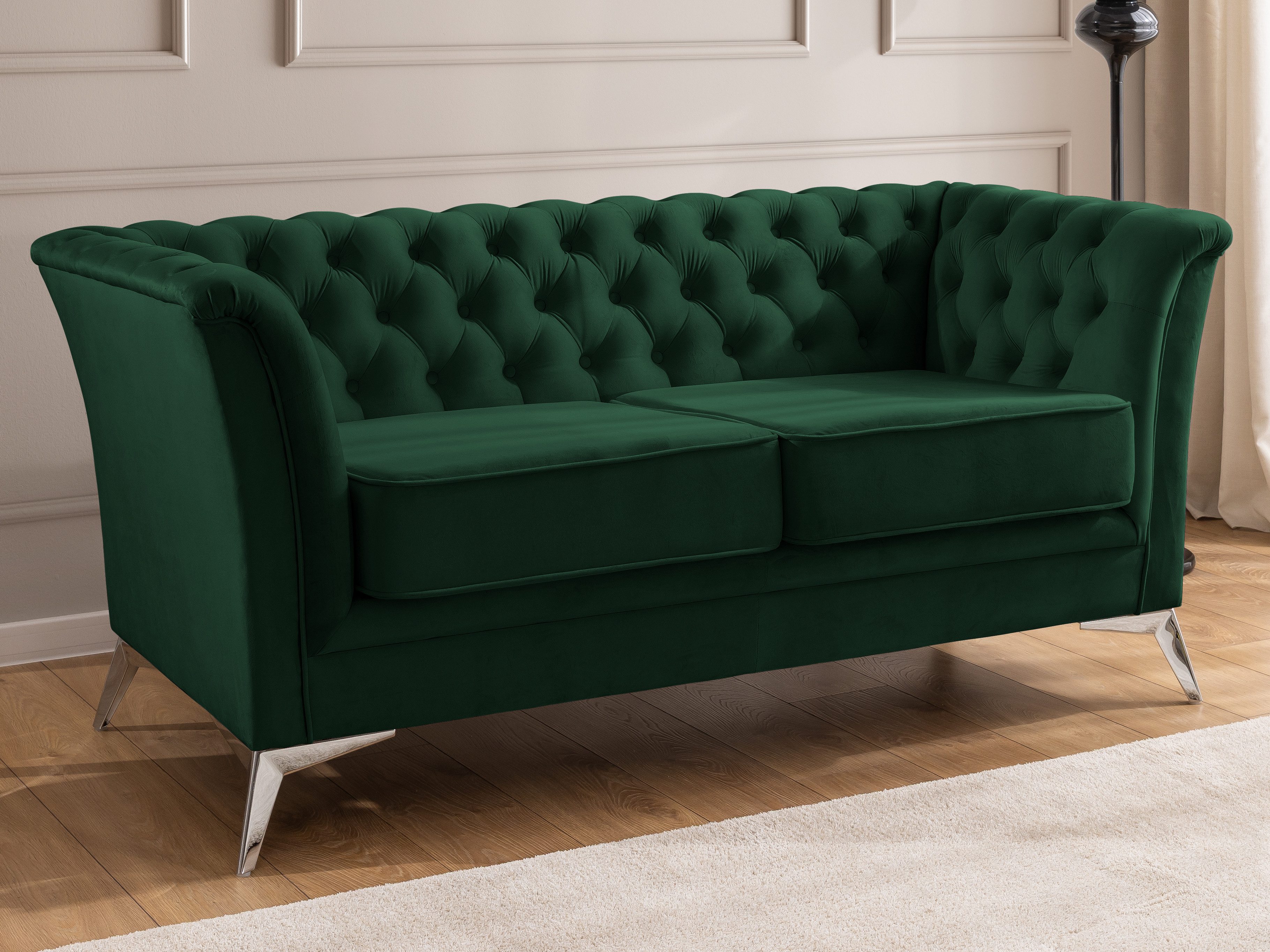 S-Style Möbel Chesterfield-Sofa Whitby, 2-Sitzer aus günstig online kaufen