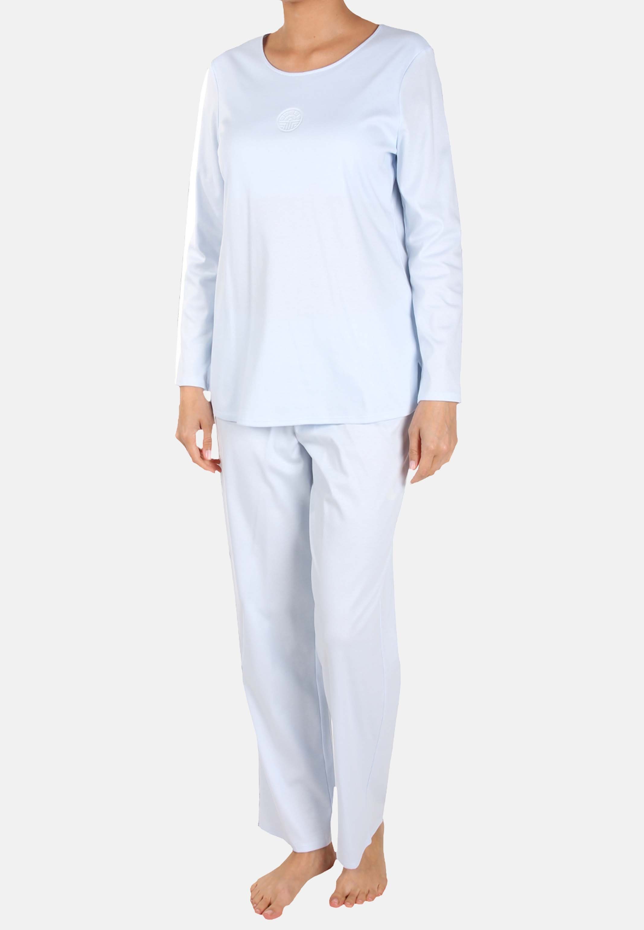 Féraud Pyjama Basic (Set, 2 tlg) Schlafanzug - Baumwolle - Pyjama mit langen Ärmeln
