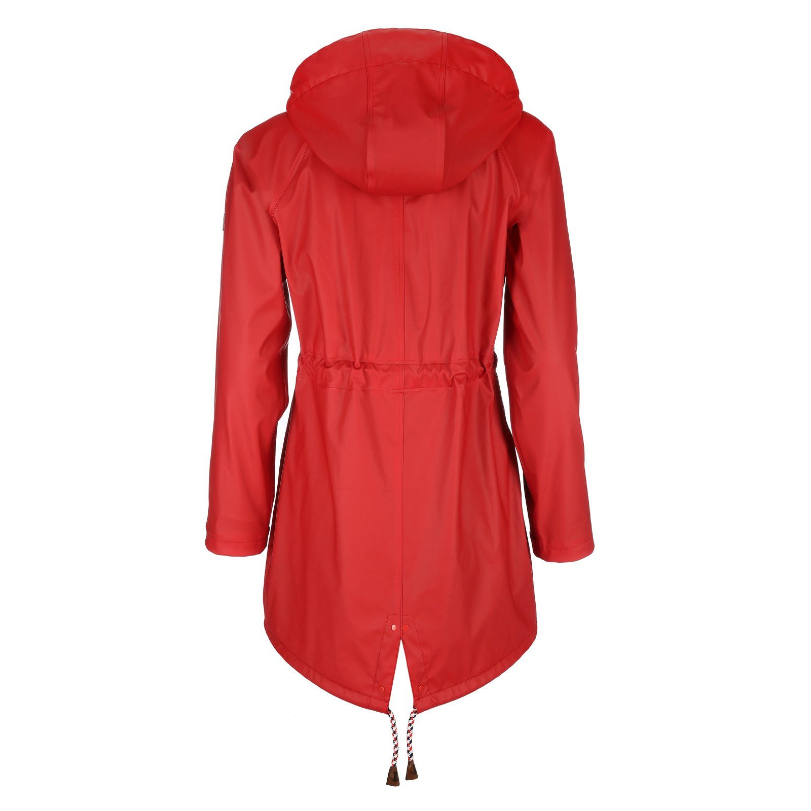 FRIESEN Friesennerz Regenjacke "Oh! Nass'is!" II Damen Regenmantel - Outdoor-Jacke Parka Wasserdicht Leichtes Jersey-Innenfutter, Verschweißte Nähte, Taillen-Kordelzug