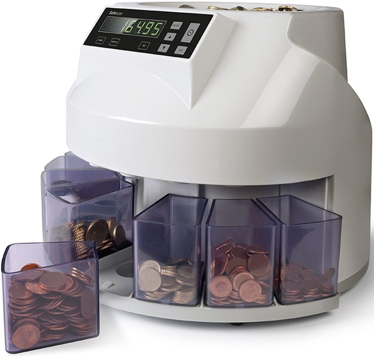 SAFESCAN Geldkassette Münzzähler/Sortierer 1250 EUR
