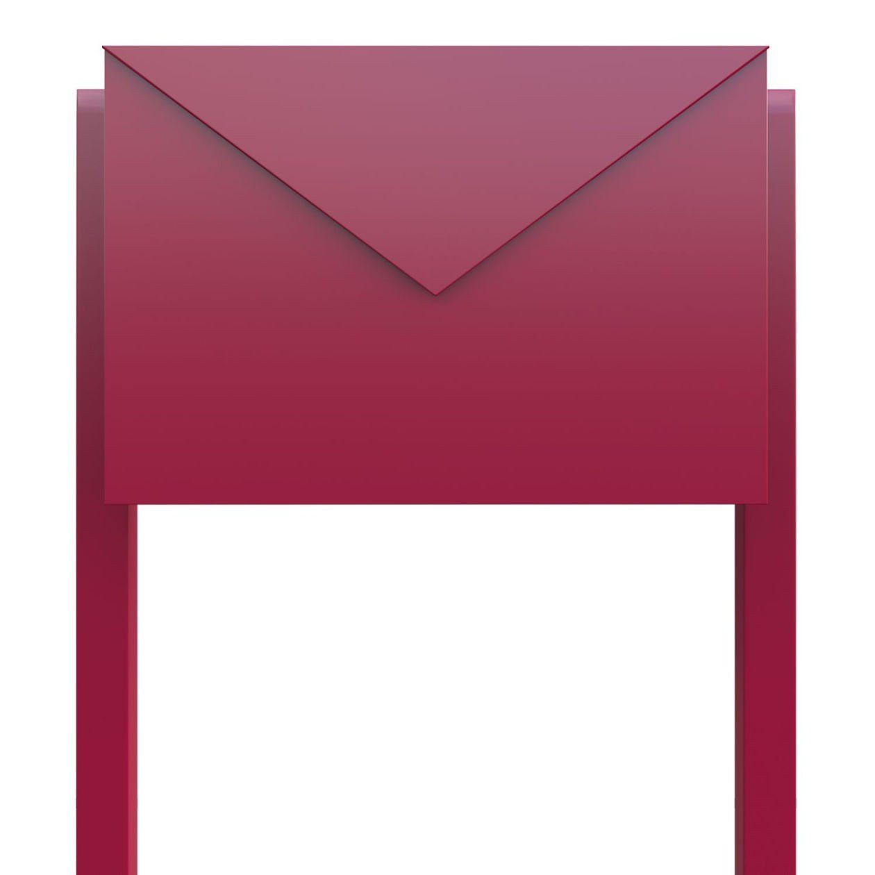 Bravios Rot Briefkasten Letter Standbriefkasten