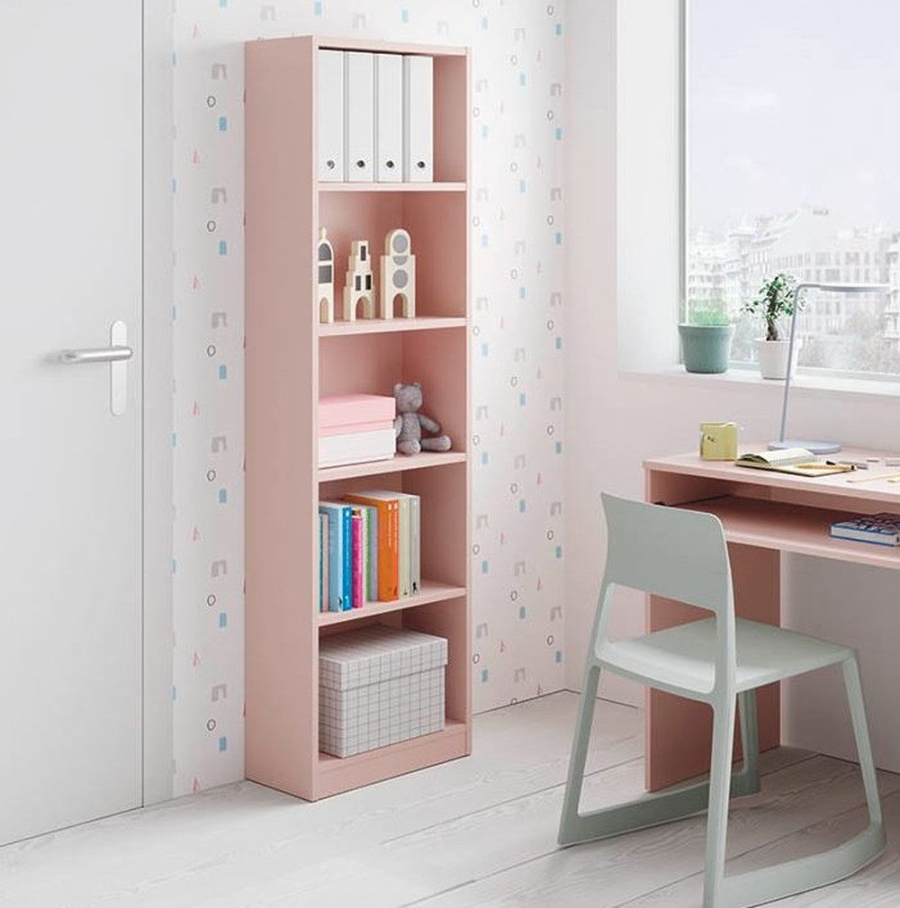 freiraum Bücherregal i-JOY, in Rosa - 52x180x25 (BxHxT)