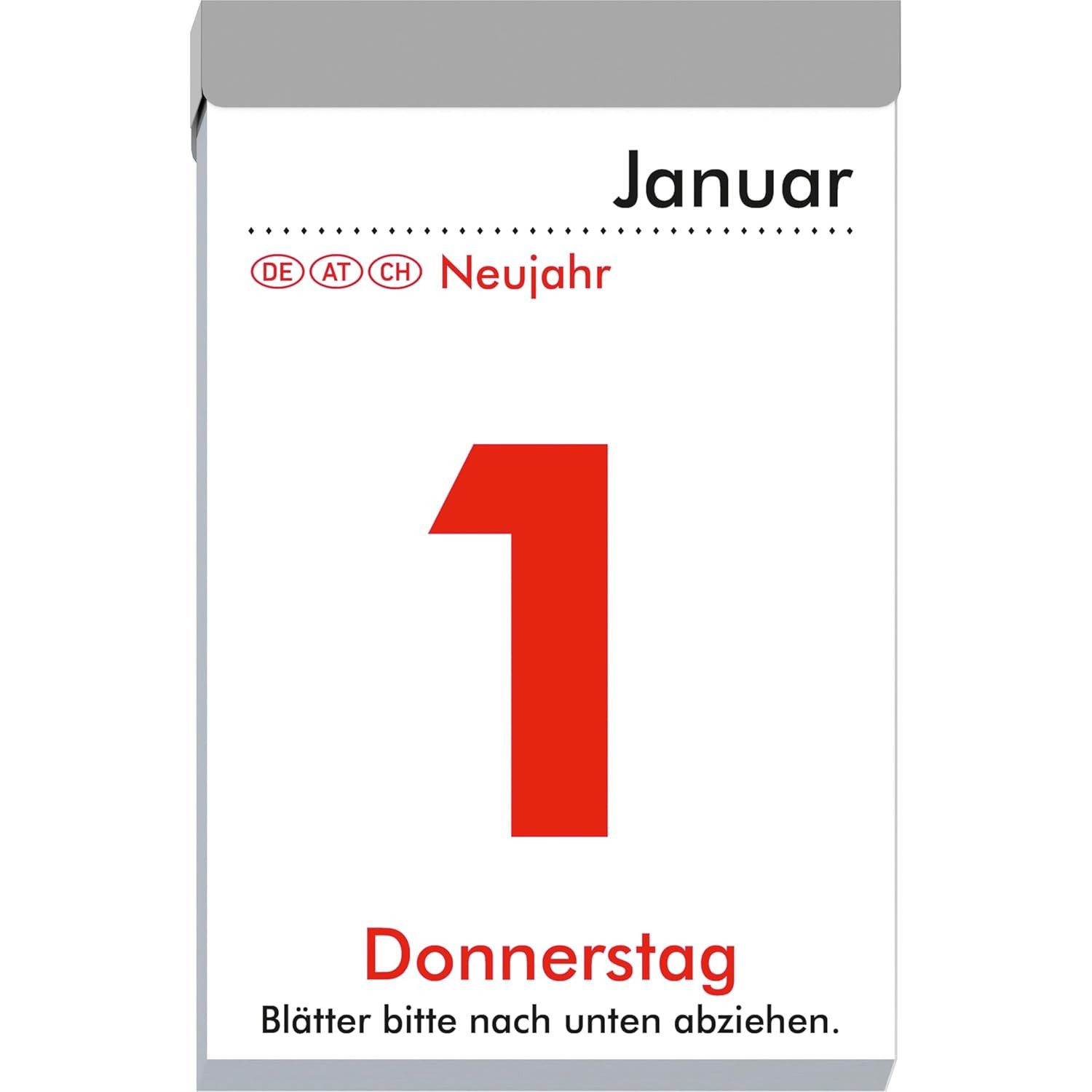 ZETTLER Abreißkalender ZETTLER Tagesabreißkalender L 2026 6,6x9,9 cm mit Sudokus