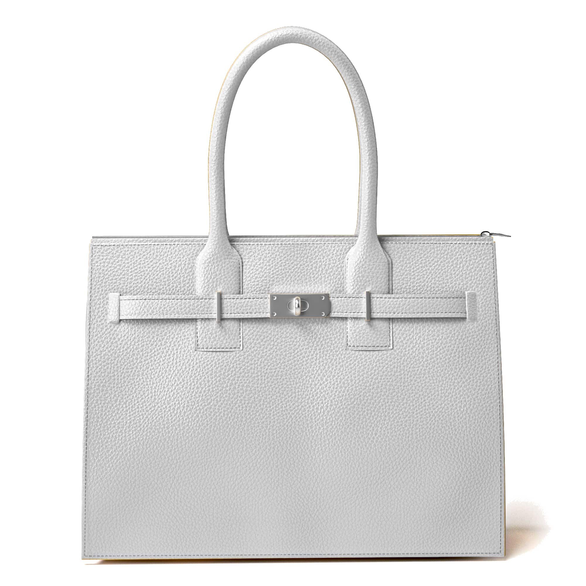 Henkeltasche Damen Umhänge Handtasche aus Echtleder – Made in Italy