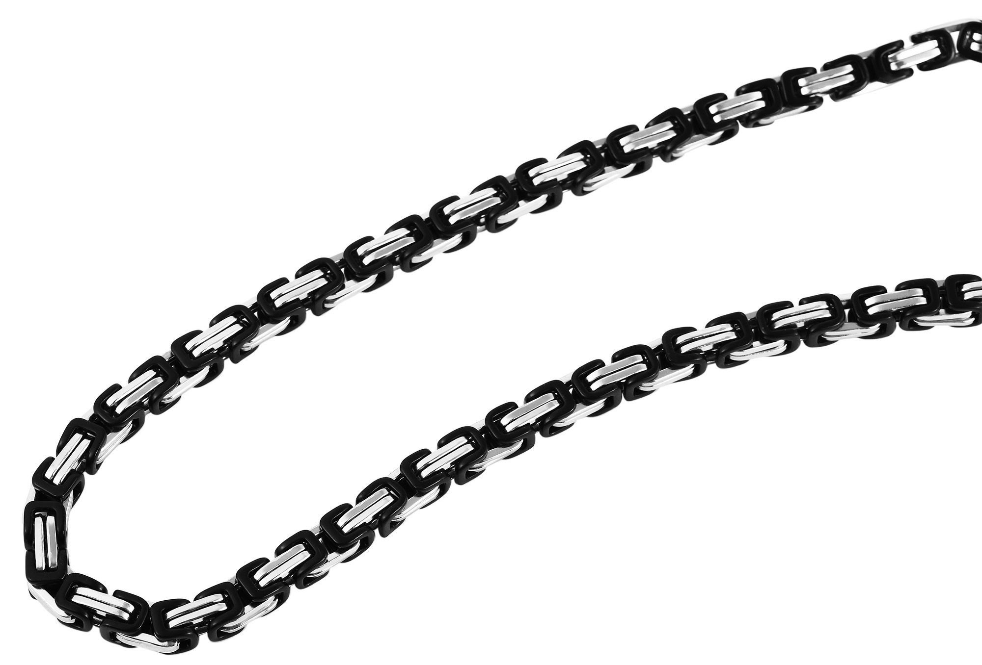 Kette ohne Anhänger Halskette – Königskette aus Edelstahl 80 cm