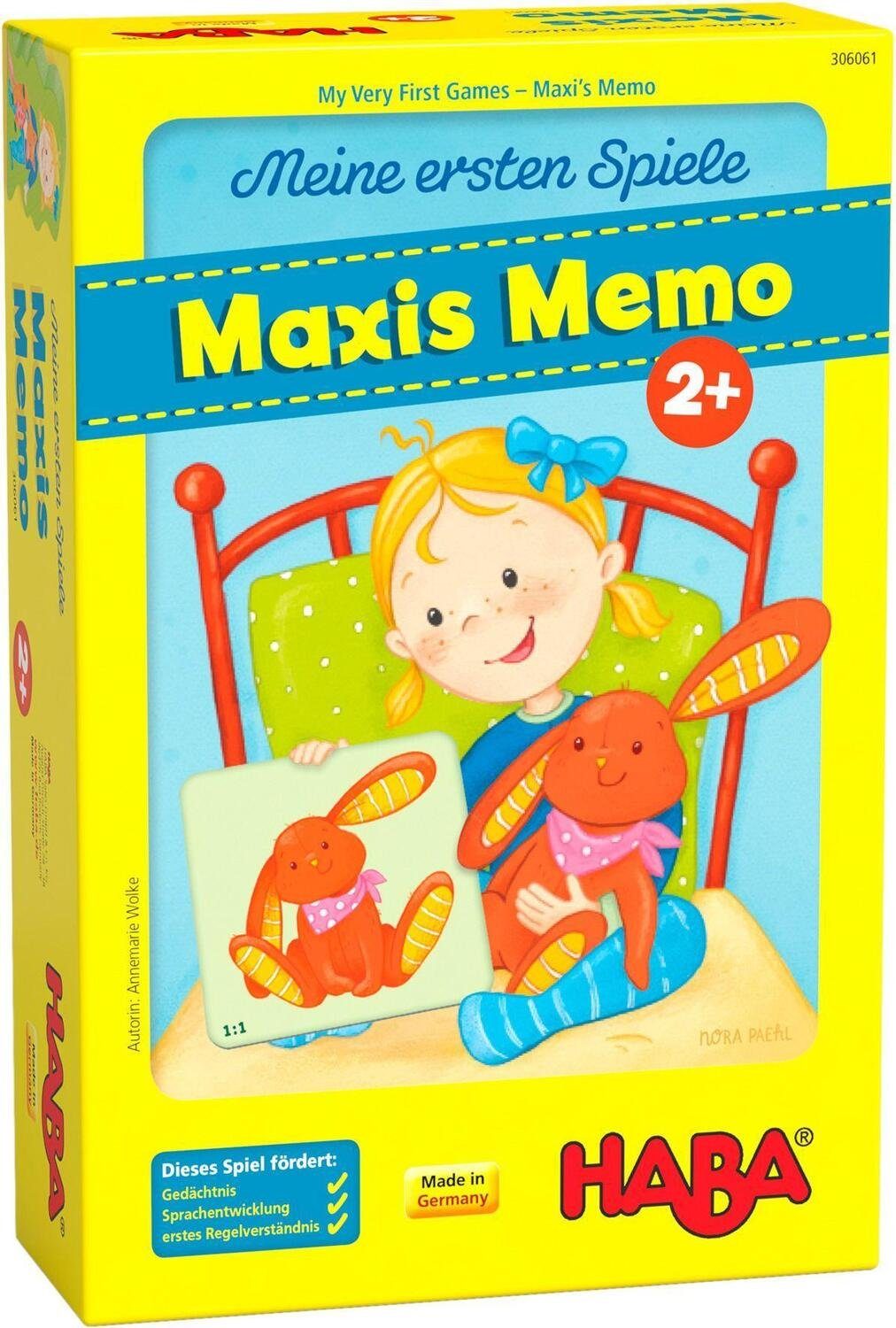 Haba Spiel, Meine ersten Spiele - Maxis Memo