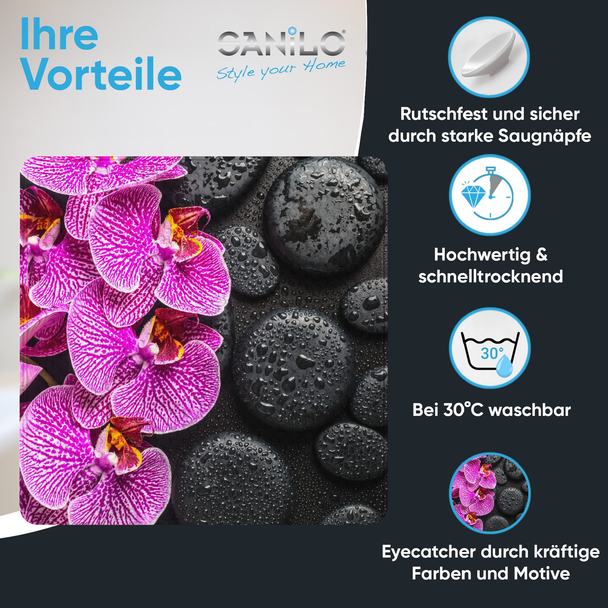 Sanilo Duschmatte mit Motiv, viele schöne Badematten zur Auswahl, rutschfes günstig online kaufen