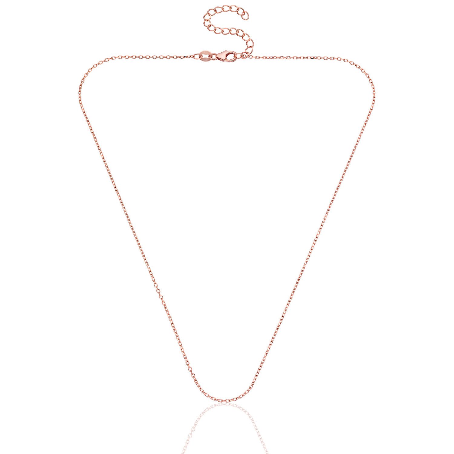 Kette mit Anhänger Karisma Damen Halskette Sterlingsilber 925 Rolokette cm 2,0mm Breit