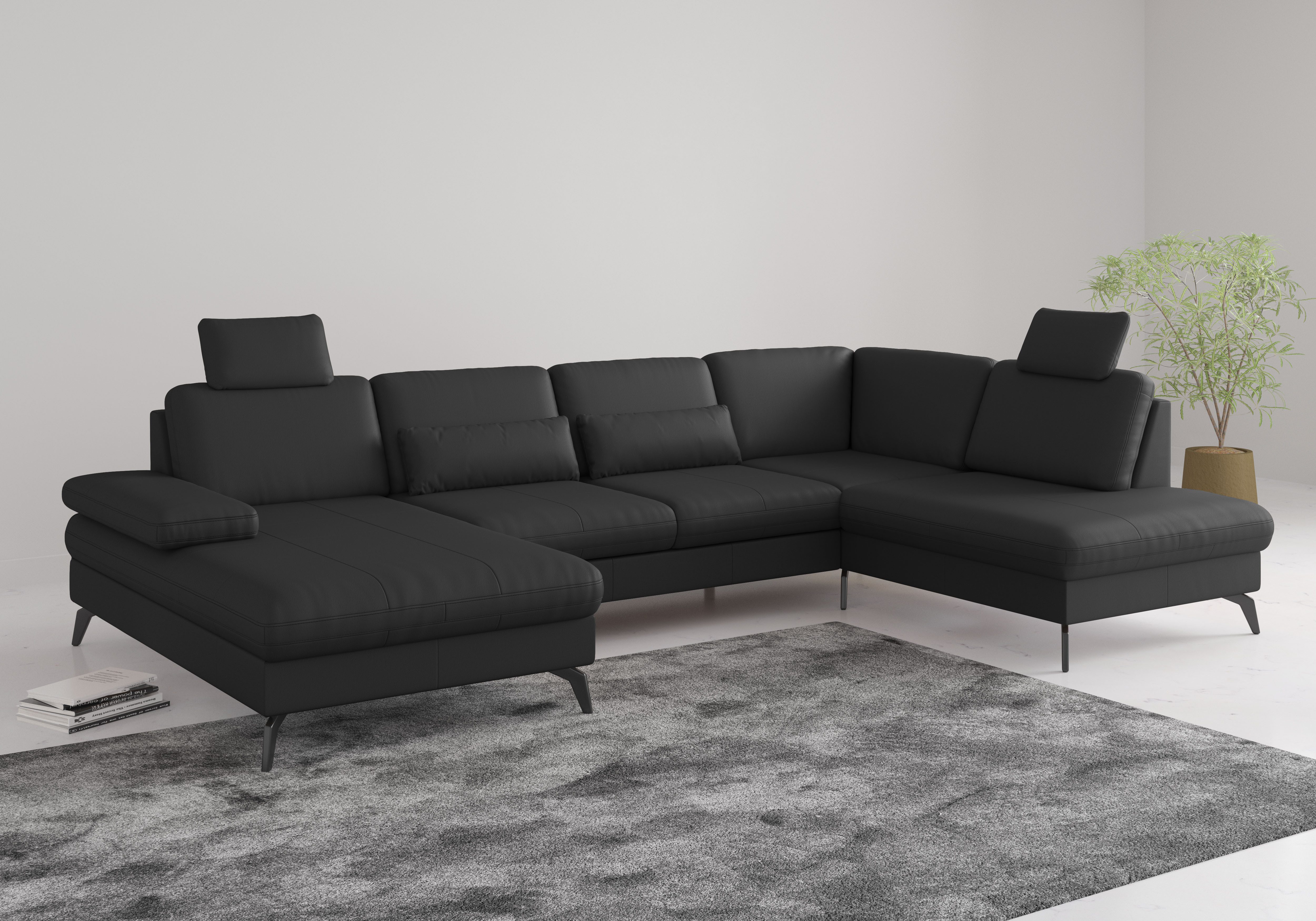 sit&more Wohnlandschaft Morris Jubi, wahlweise mit Armteilverstellung, Bettfunktion & Bettkasten