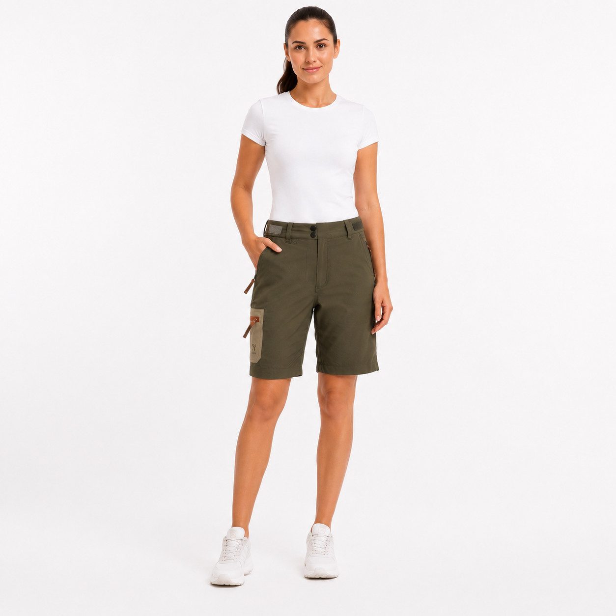 Gipfelglück Trekkingshorts Wander-Shorts Helma mit elastischem Bund