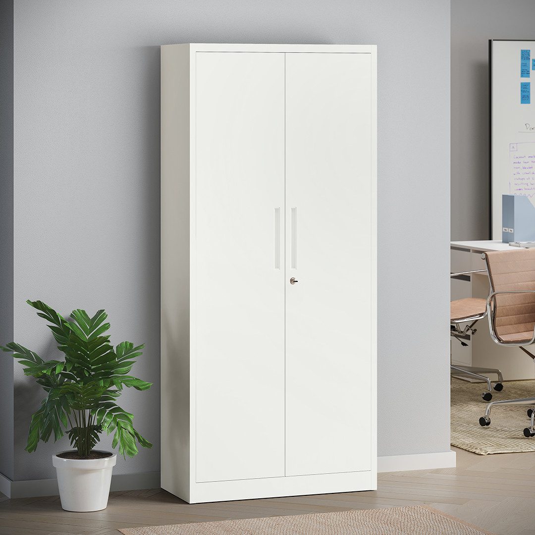 STEELSØN Aktenschrank Regulus aus Stahl, abschließbar (Weiß) Spindschrank m günstig online kaufen