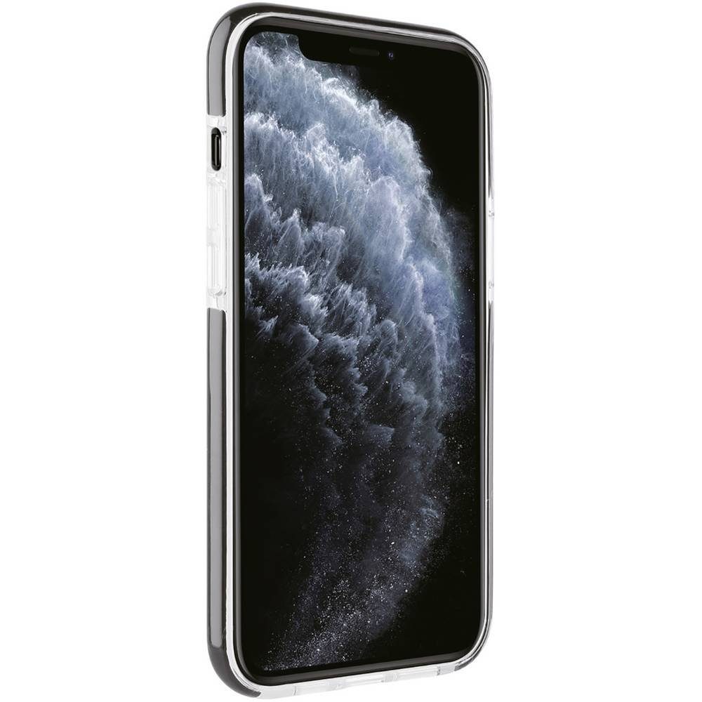 Vivanco Handyhülle Rock Solid, Anti Shock Schutzhülle für iPhone 12, Induktives Laden, Stoßfest, Wasserabweisend