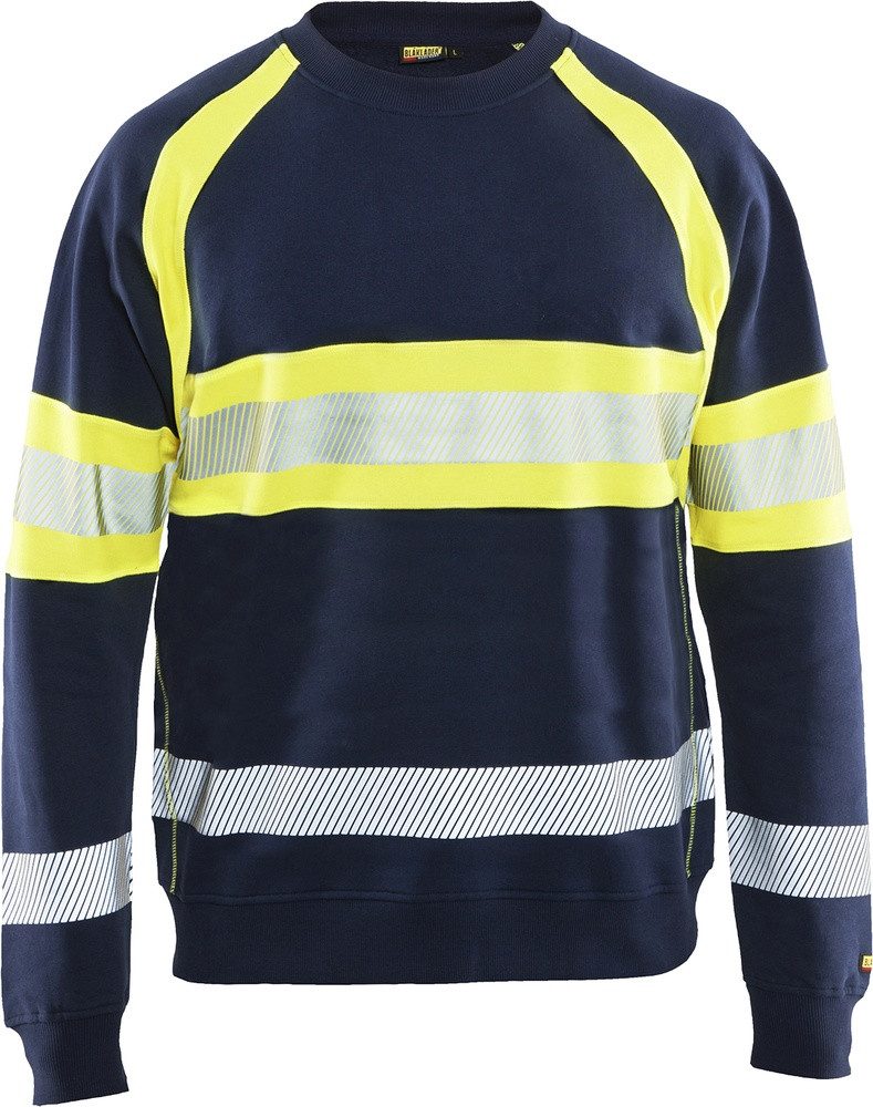 Blåkläder Warnschutz-Shirt High Vis Sweatshirt