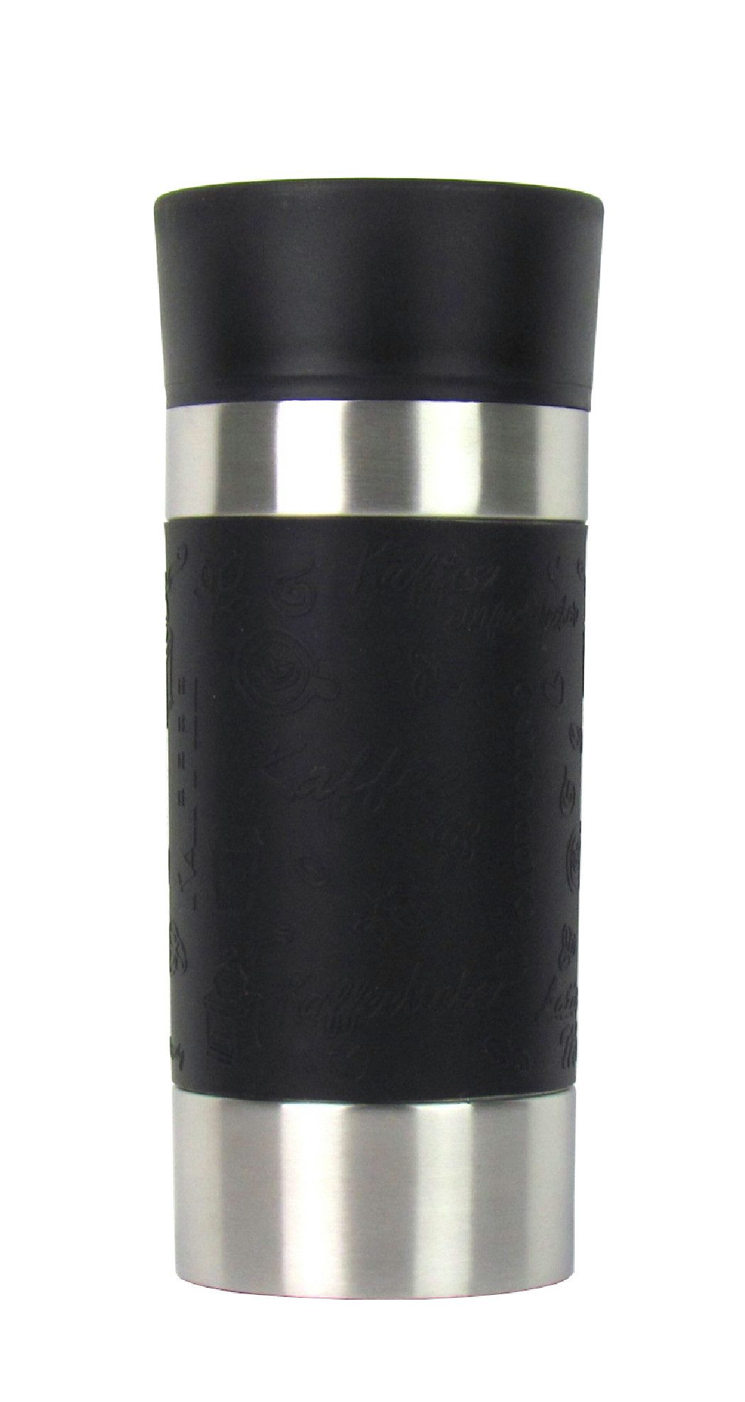 Haushalt International Thermoflasche Isolierbecher – Thermobecher, Fassungsvermögen 360ml – Doppelwandig mit Quick-Press Verschluss