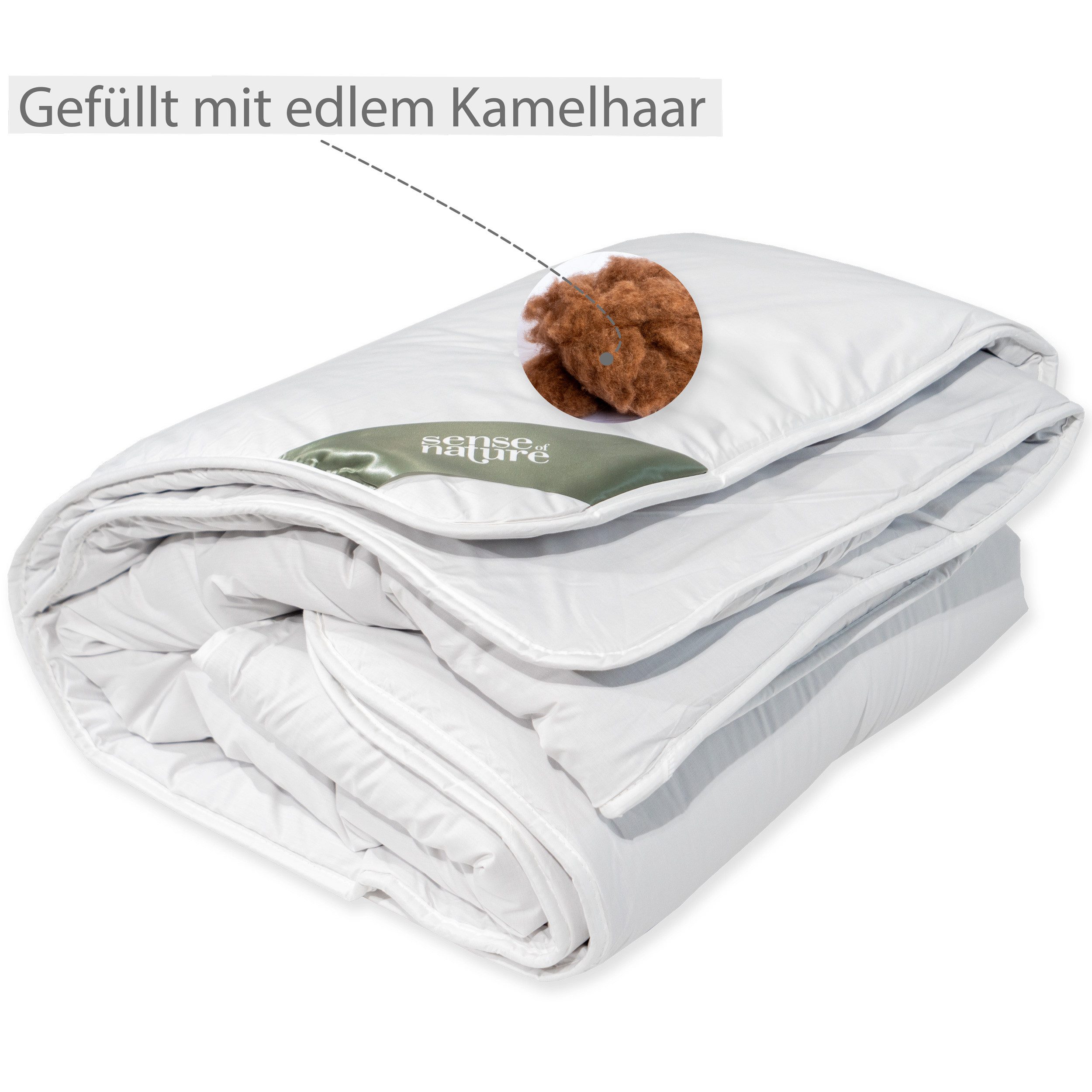 sense of nature Naturhaarbettdecke Camel, Füllung: 90% Kamelhaar und 10% Sc günstig online kaufen
