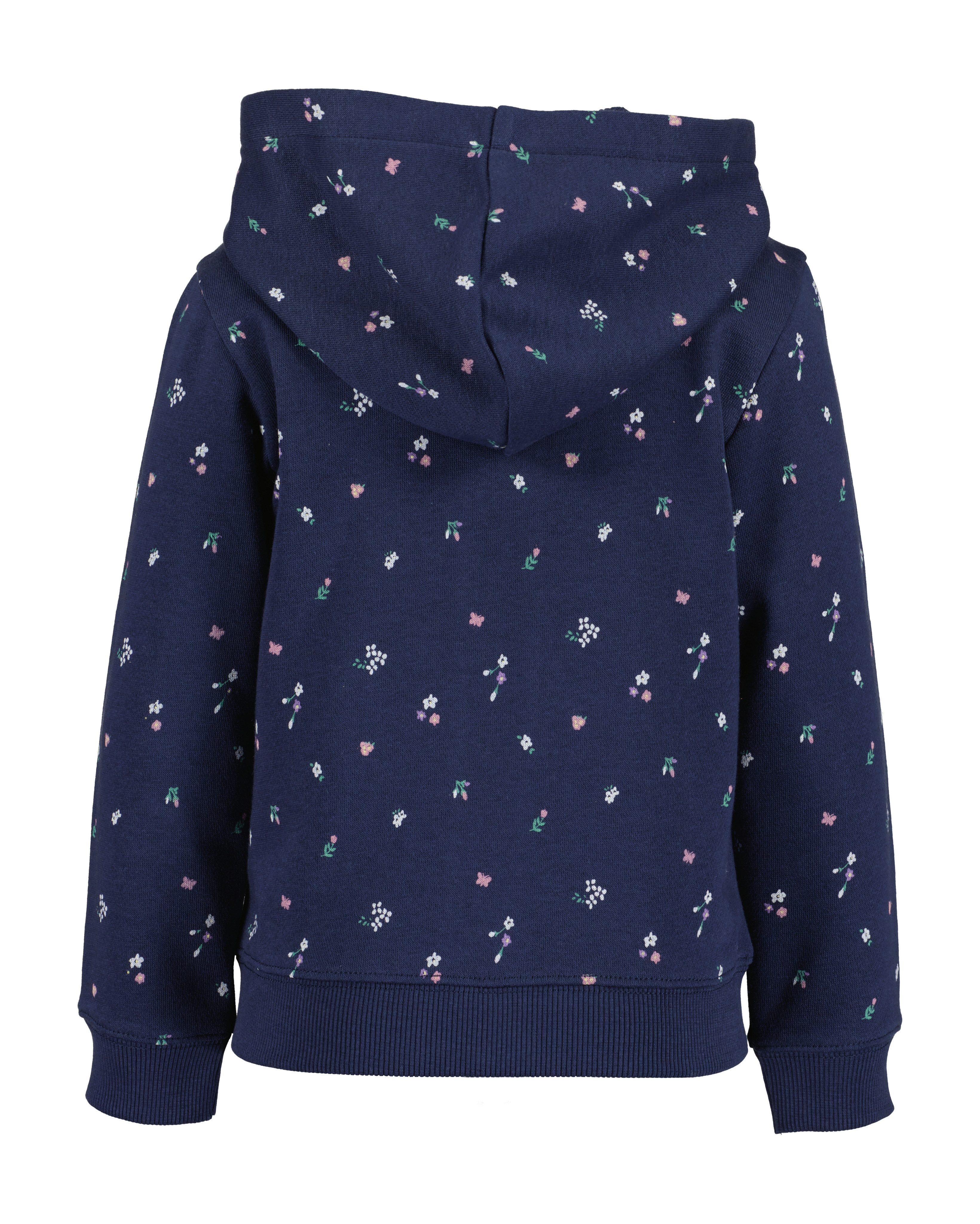 Blue Seven Kapuzensweatjacke allover bedruckt