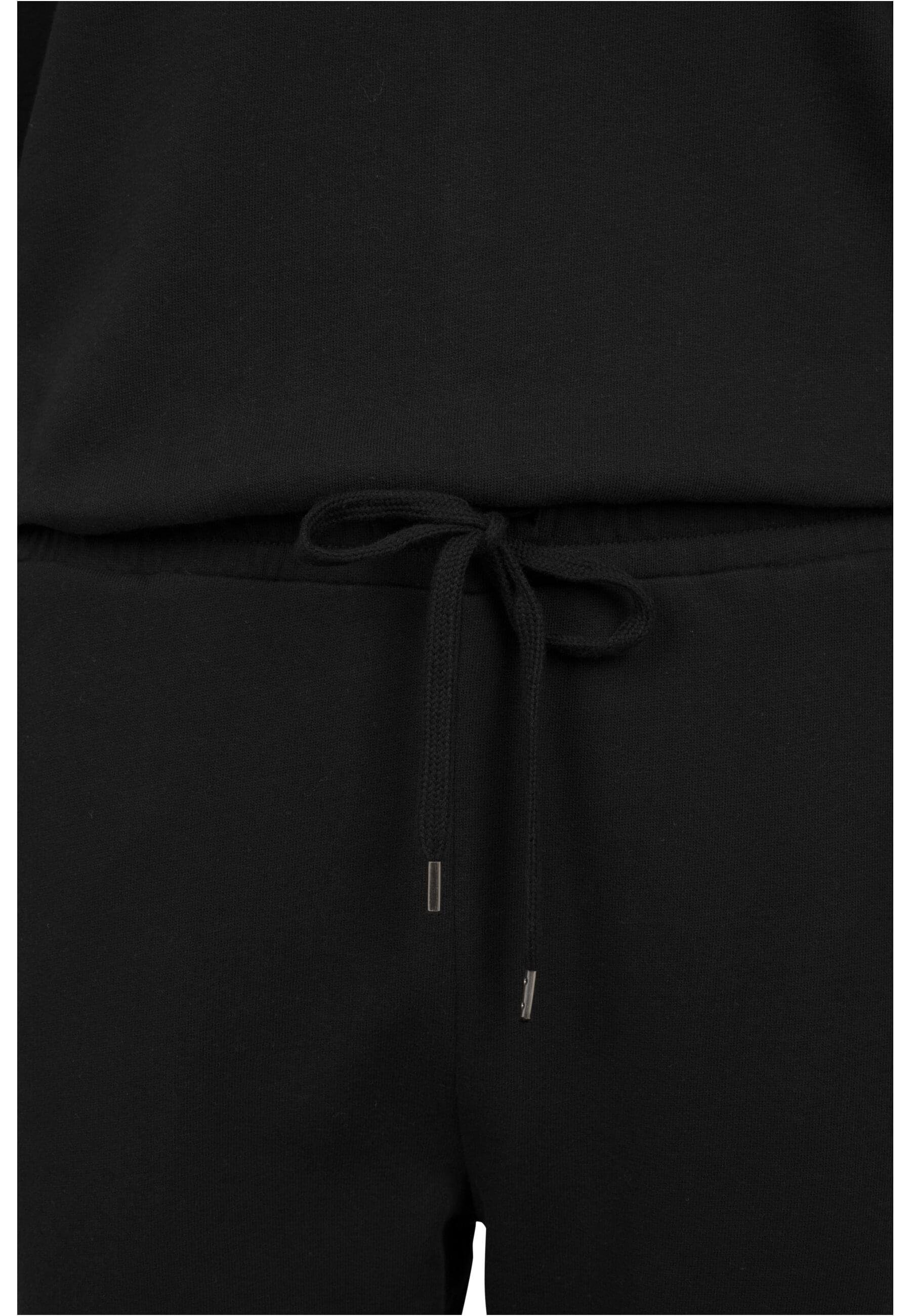 URBAN CLASSICS (1-tlg) Jumpsuit Long black TB1841 Damen Ladies Jumpsuit Sleeve Long Terry Terry Sleeve