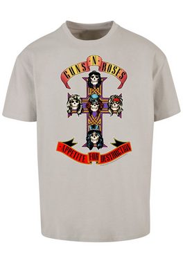 F4NT4STIC T-Shirt Guns 'n' Roses Band Appetite For Destruction Print