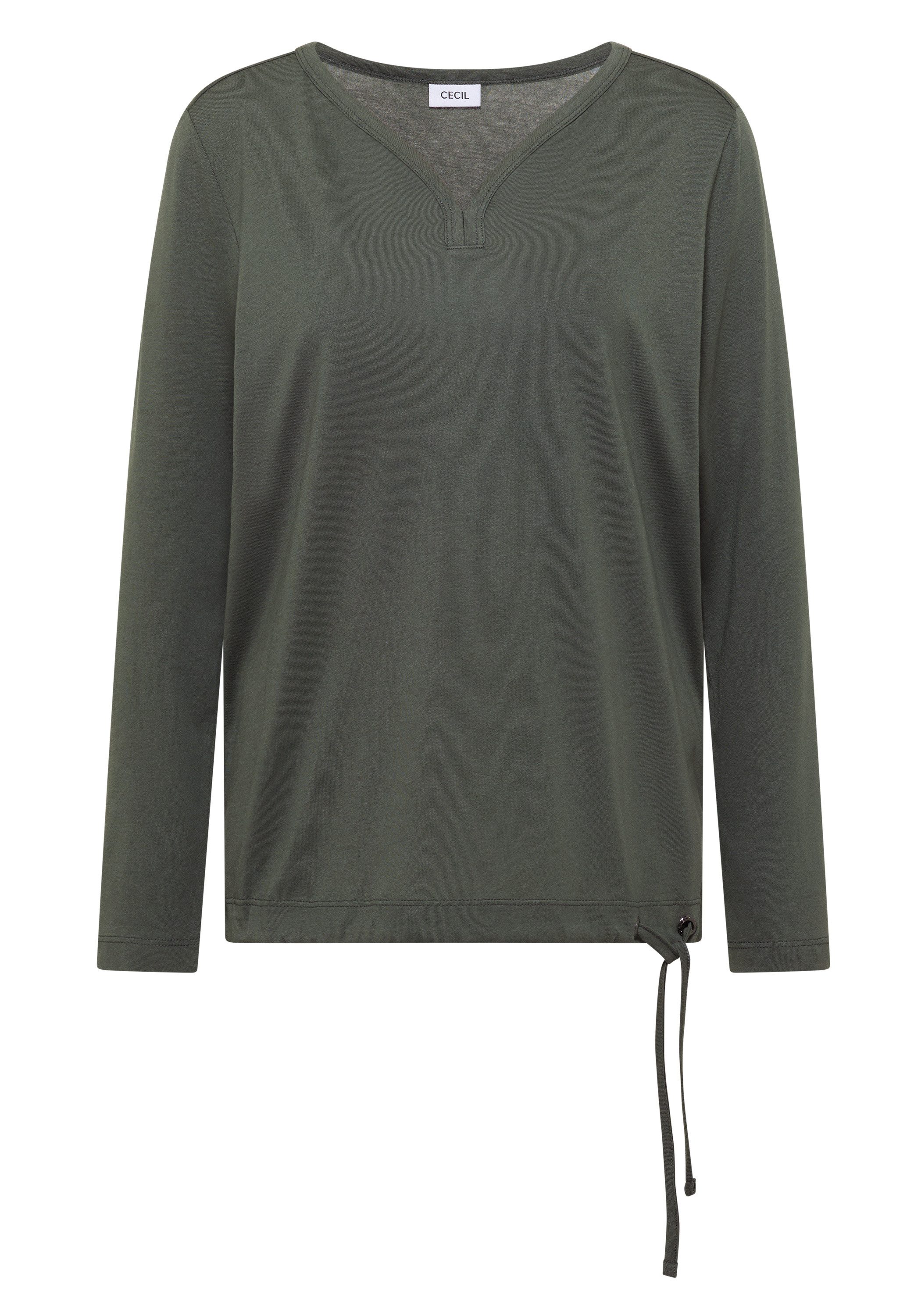 CECIL Langarmshirt mit Tunnelzug am Saum – Bild 4 von 5