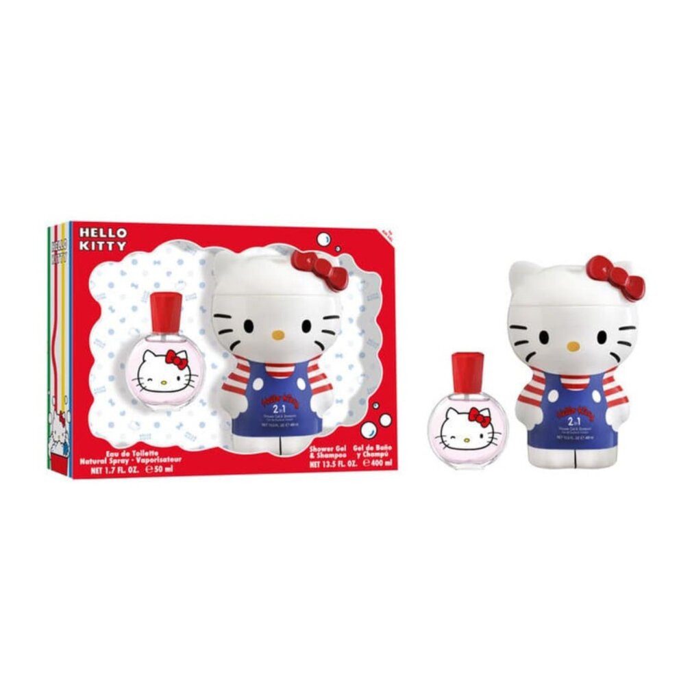 Hello Kitty Hautreinigungs-Set SET COLOGNE + SHOWER GEL LOT 2 Stück