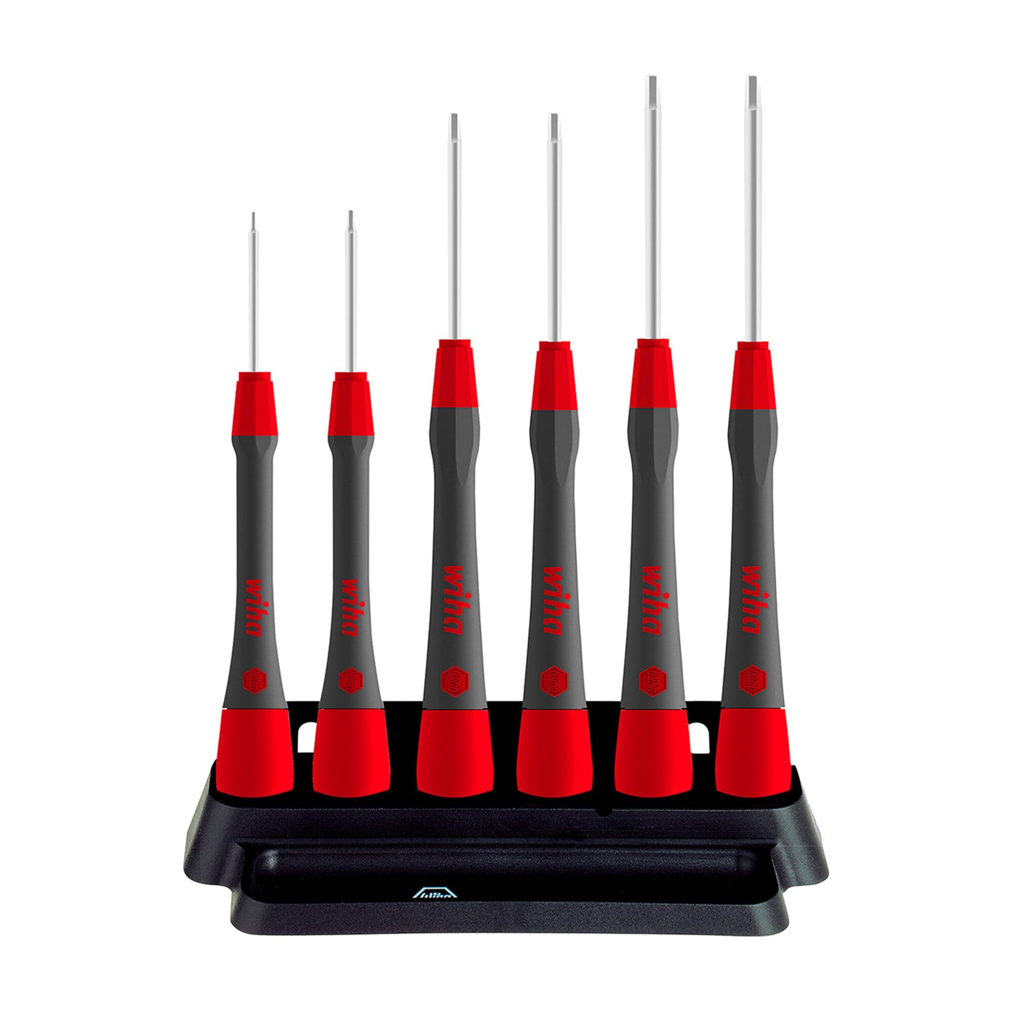 Wiha Schraubendreher Wiha Feinschraubendreher Set PicoFinish® Sechskant 6-tlg. mit Halter