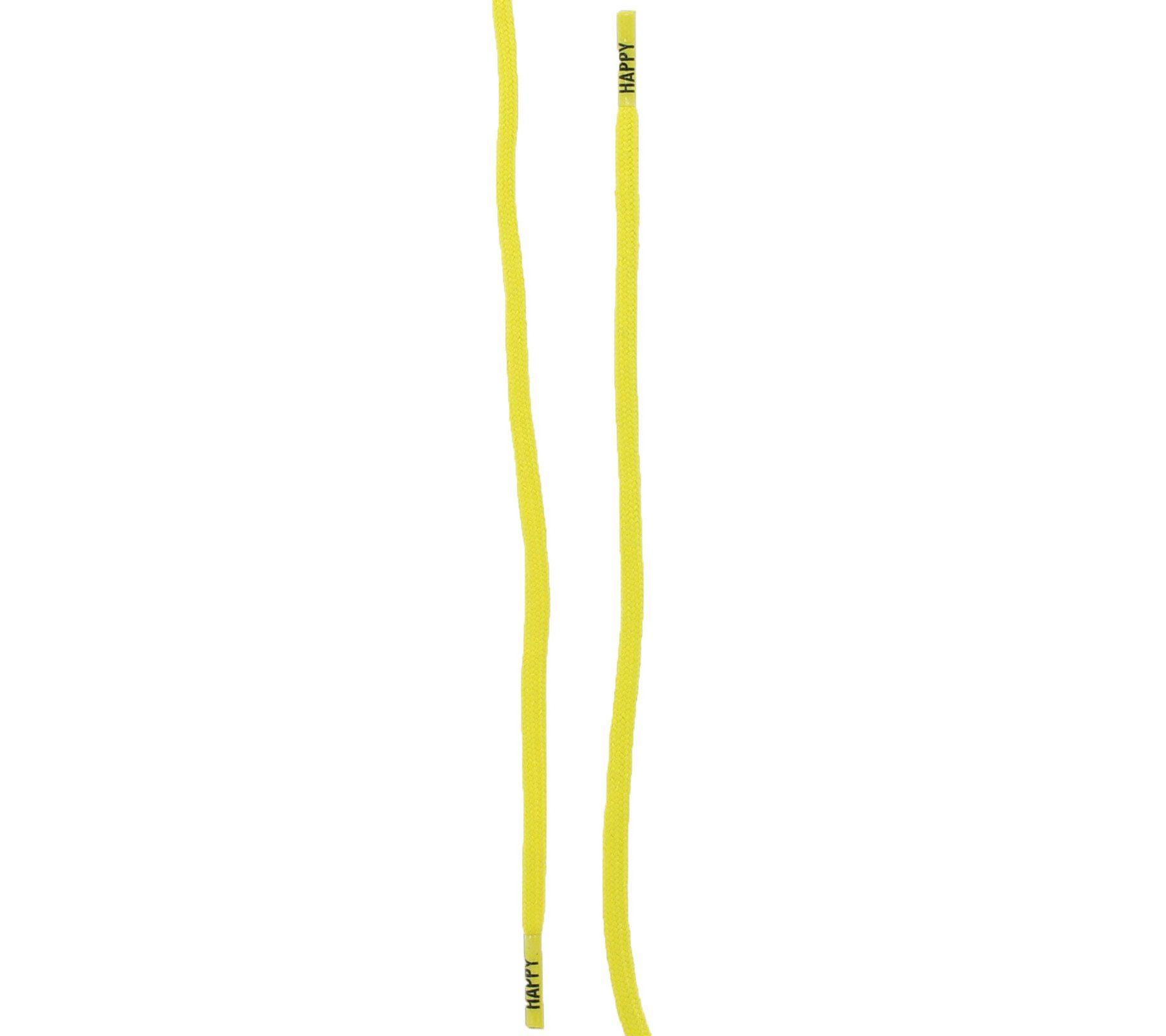 Tubelaces Schnürsenkel TubeLaces Schuhe Schnürsenkel Gelb farbenfrohe Happy Schuhbänder Schnürbänder