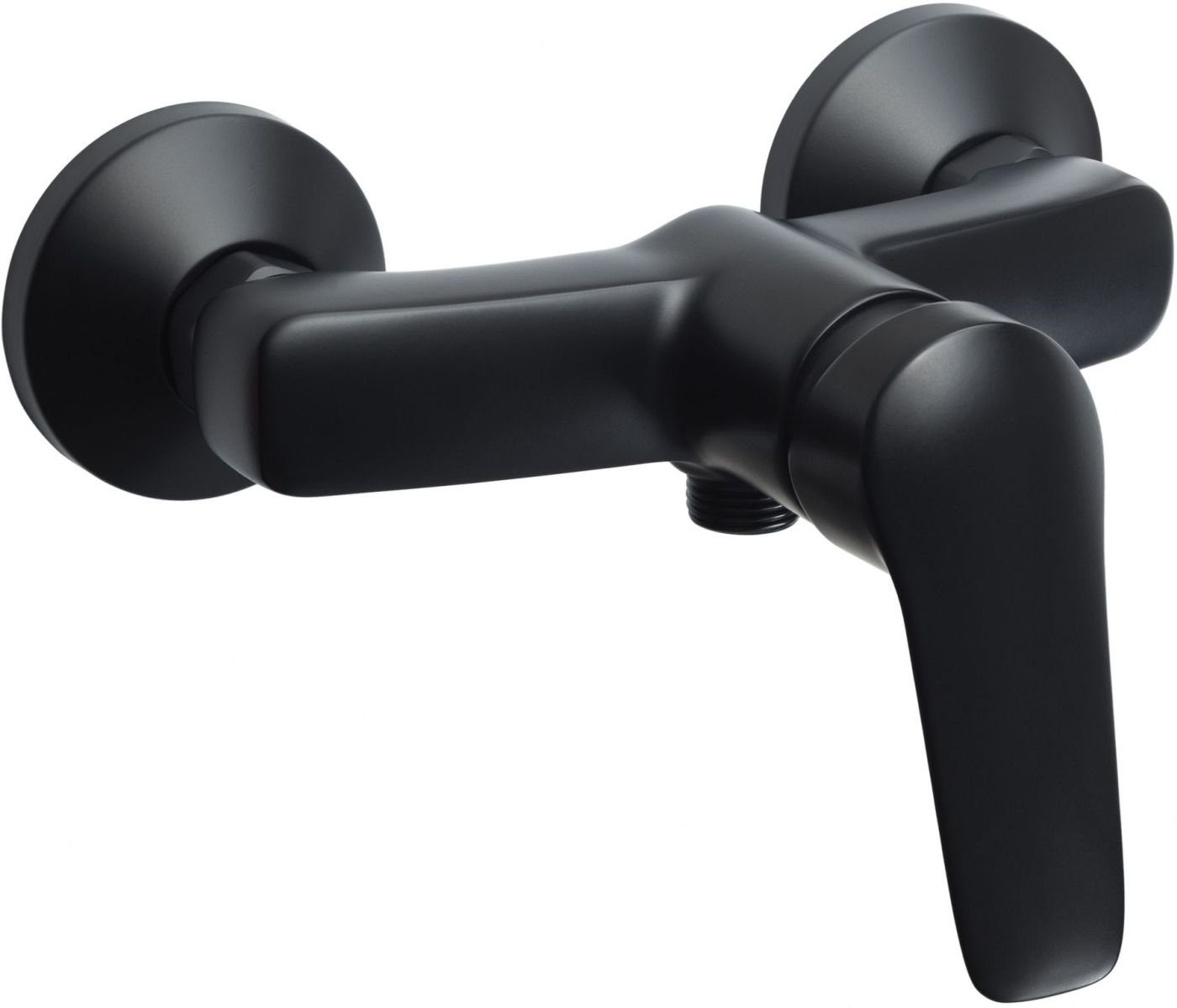 Deante Duscharmatur BORO NERO Einhand-Brausebatterie Wasserhahn Bad, Mischbatterie Dusche in Schwarz