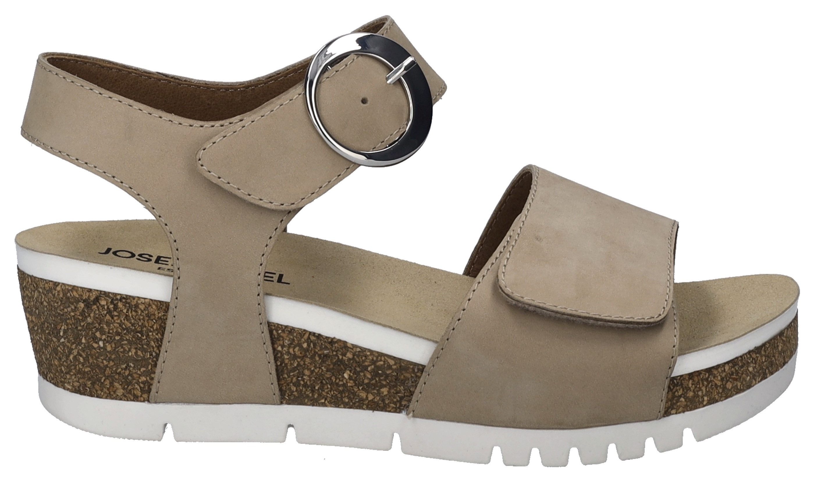 Josef Seibel Quinn 16 Keilsandalette, Plateausandale, Keilsandale mit Klettverschluss