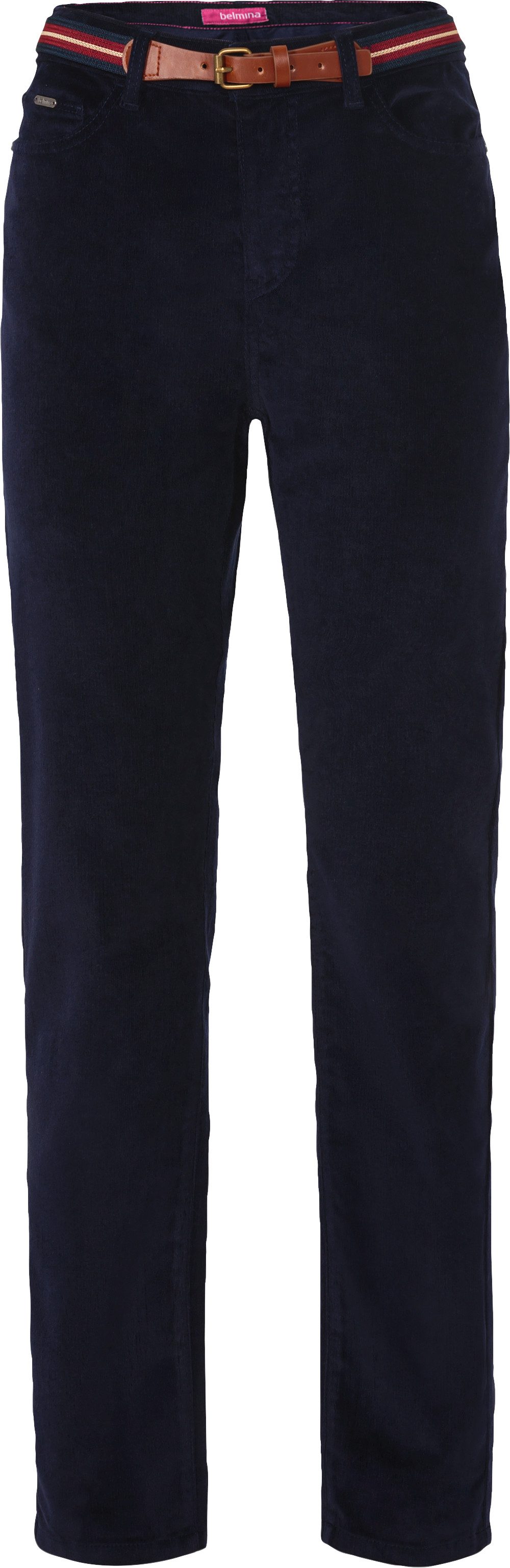 belmina Cordhose Elastisches Feincordgewebe