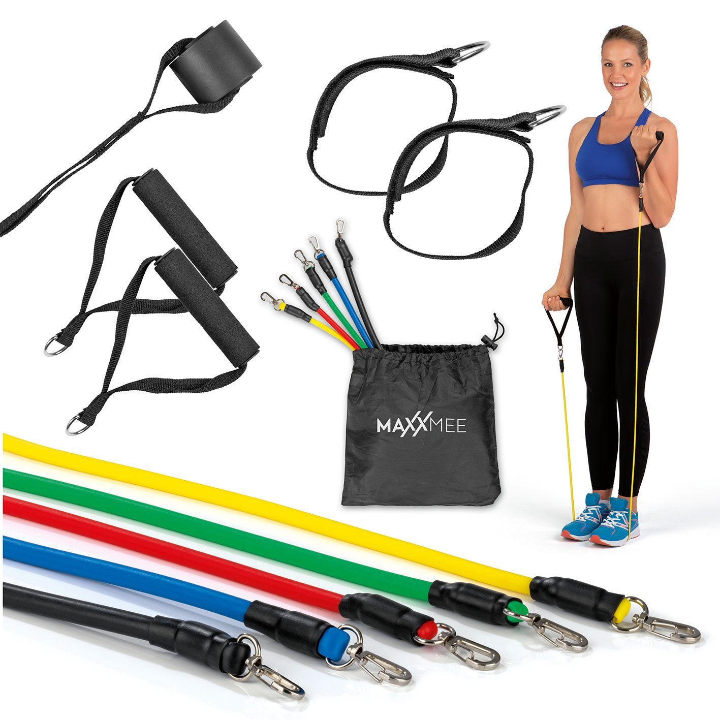 MAXXMEE Fitnessband (TrainingsSet Fitnessbänder 11teilig) online