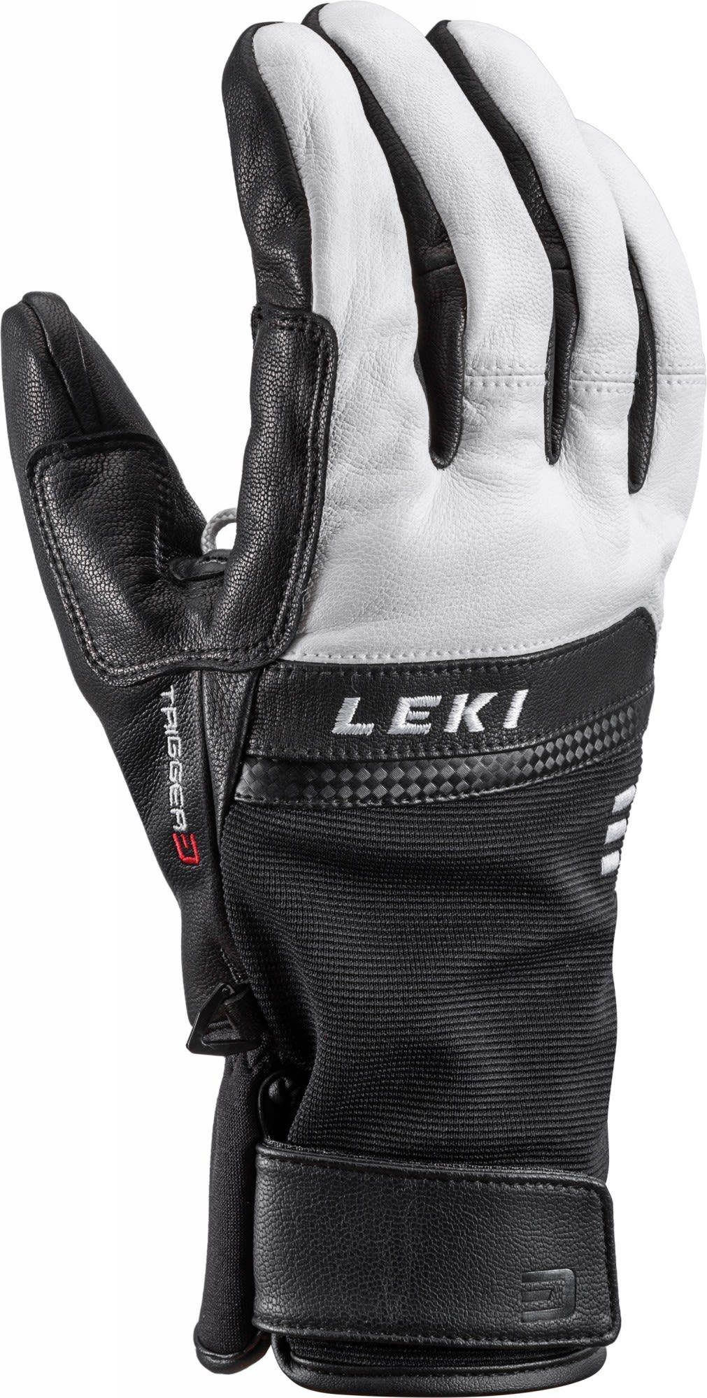 Leki Fleecehandschuhe Leki Hs Lightning 3d Accessoires White - Black