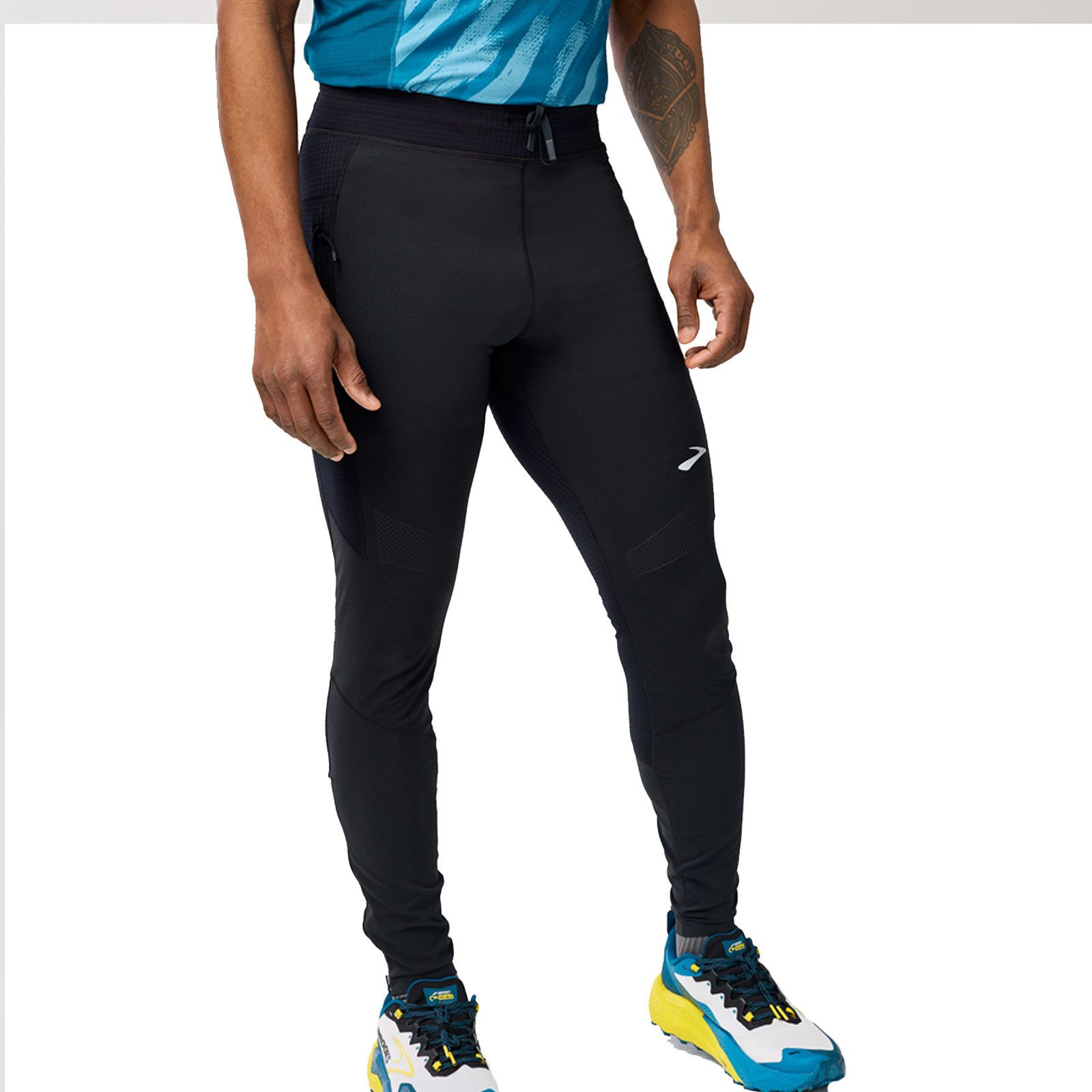 Brooks Lauftights High Point Tight Men 211513-001 Zuverlässiger Komfort für unberechenbare Trails
