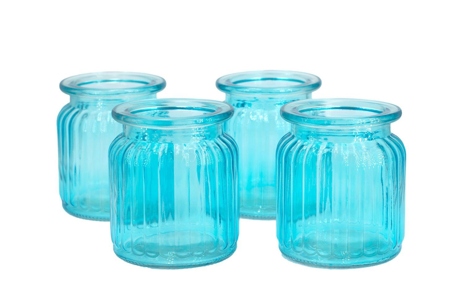 Creativery Windlicht, Windlicht Glas gerillt 8x9cm günstig online kaufen