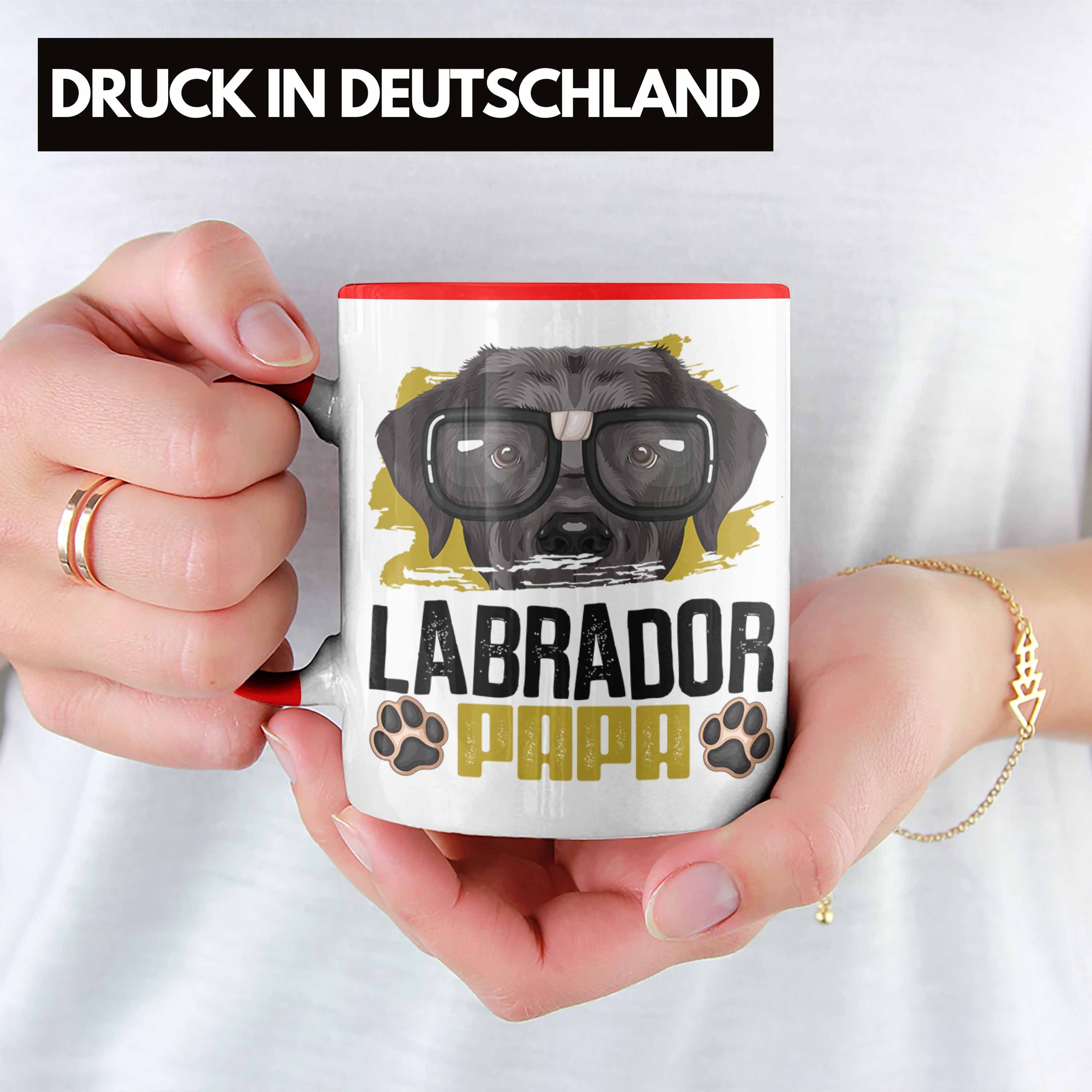Geschenk Tasse Trendation Labrador Geschenkidee Lustiger Besitzer Rot Spruch Tasse Lab Papa