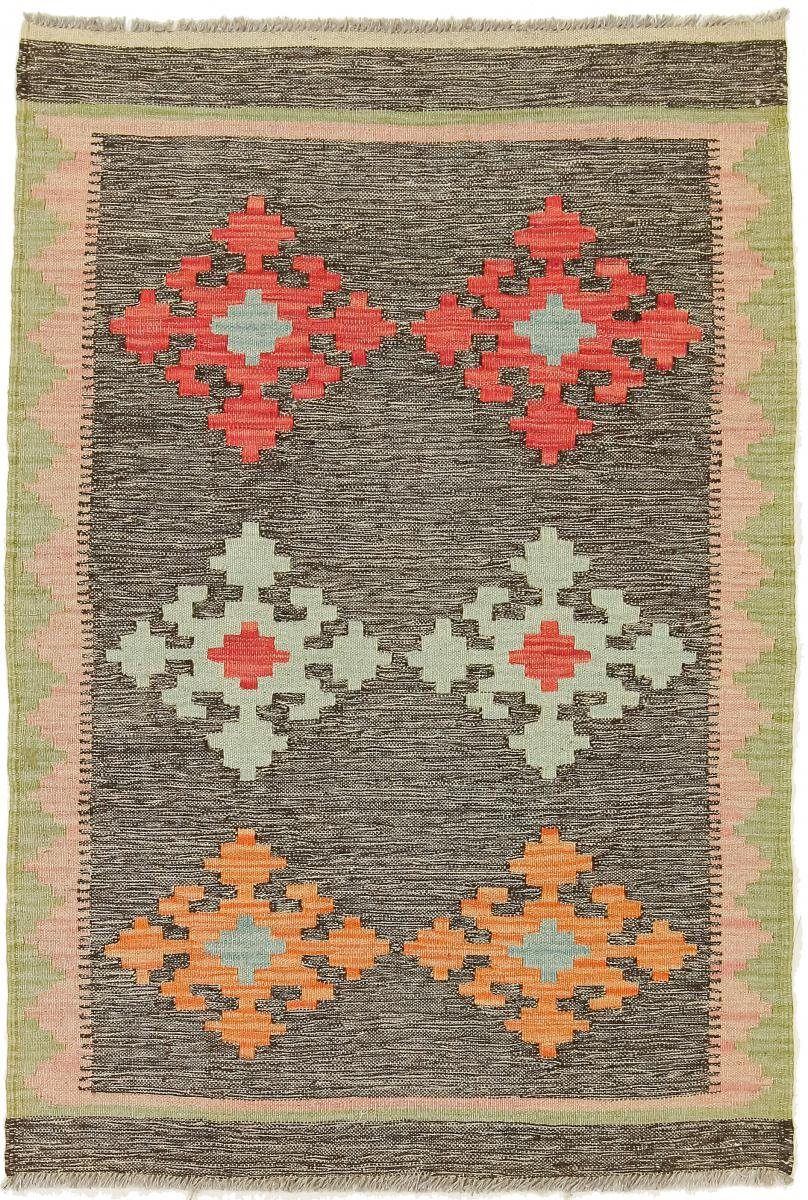 Orientteppich Kelim Afghan 80x113 Handgewebter Orientteppich, Nain Trading, rechteckig, Höhe: 3 mm