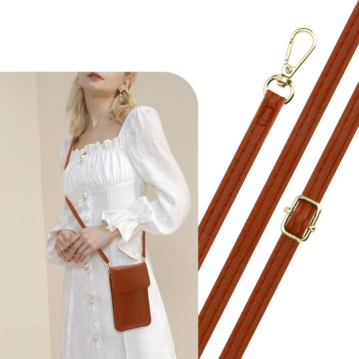 Cadorabo Handytasche für Huawei 13 Pro (1-tlg), Hülle Handytasche zum Umhängen Damen Handtasche Handyfach PU Leder