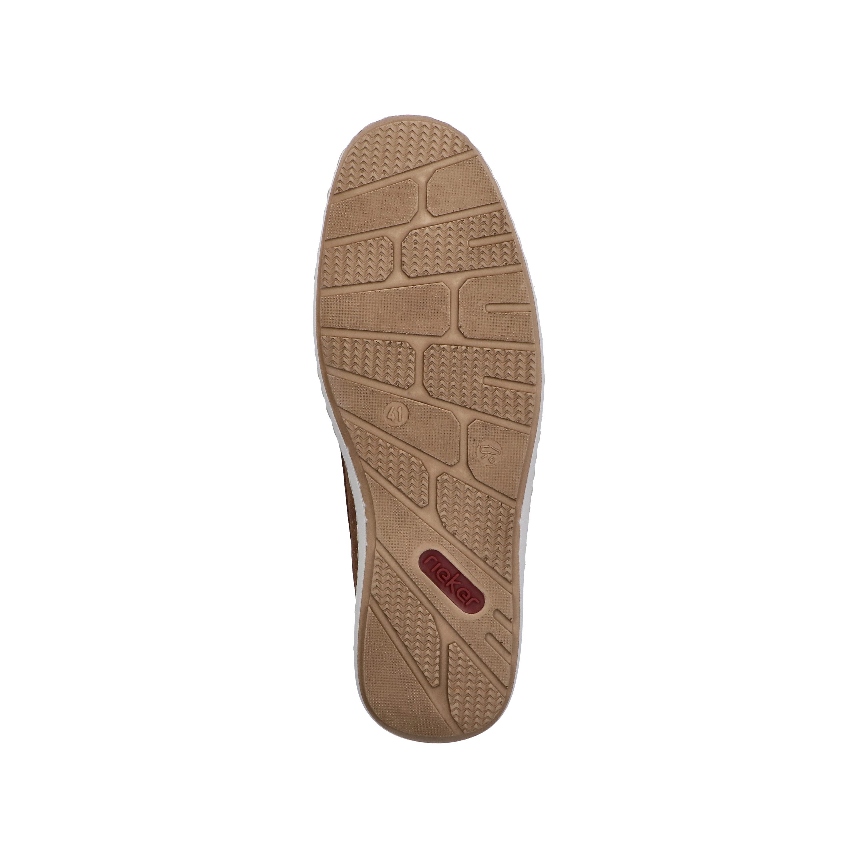 Rieker Bootsschuh Mokassin, Halbschuh, Frühlingsschuh mit Perforation