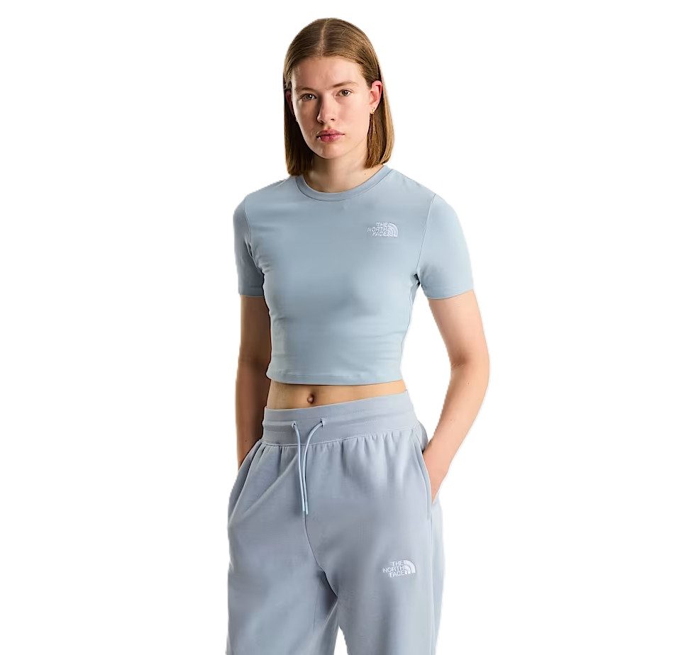 The North Face Kurzarmshirt Croptop Damen - Kurzgeschnittenes The Northface Damenshirt