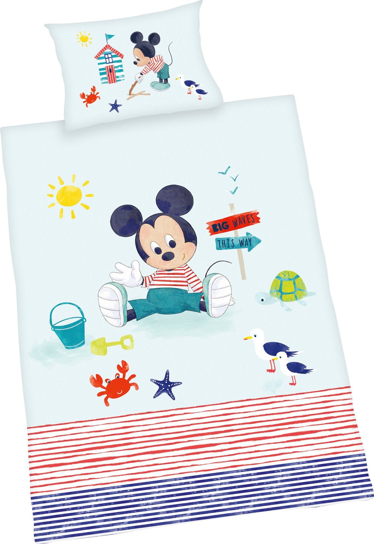 Babybettwäsche »Disney´s Mickey Mouse«, Disney, mit liebevollem Motiv-HomeTrends