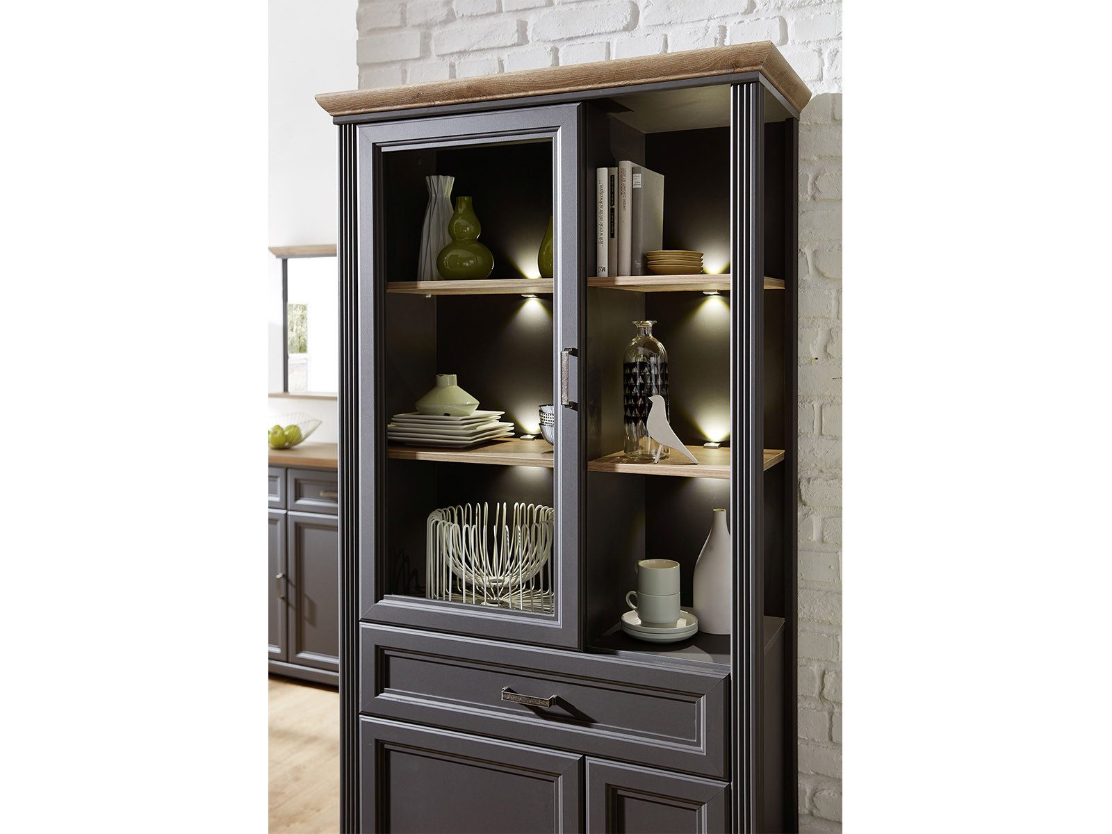 Innostyle Vitrine 93 x 204 x 42 cm (B/H/T)