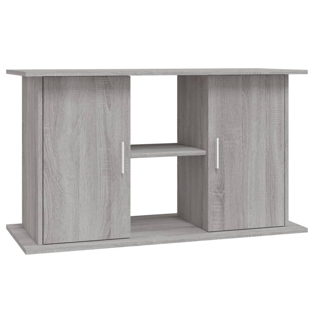 Aquariumunterschrank Aquariumständer Grau Sonoma 101x41x58 cm Spanplatte Aquarium Unterstan