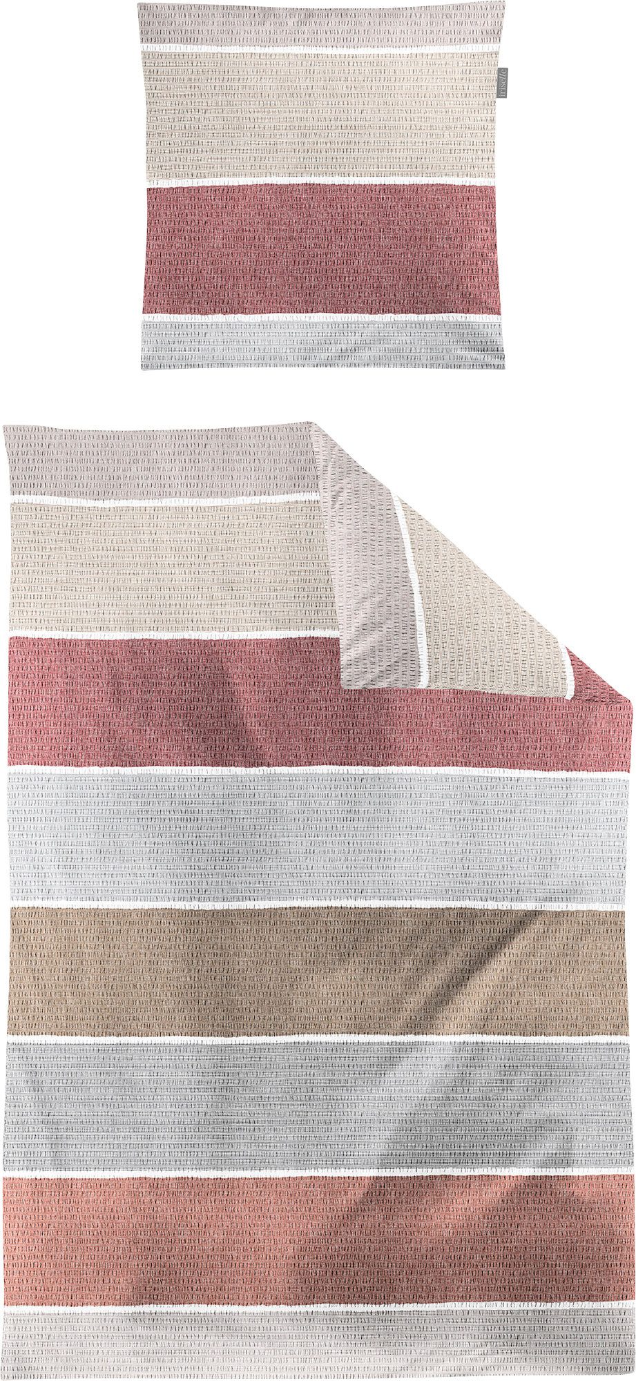 Irisette Bettwäsche Bettwäsche, Seersucker, 2 teilig, günstig online kaufen