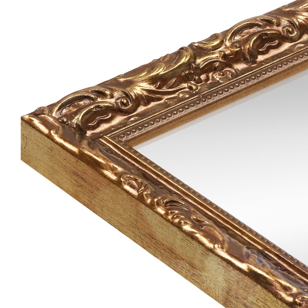 WANDStyle Wandspiegel H530, Gold, aus Massivholz günstig online kaufen