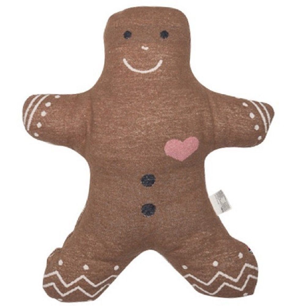 DAVID FUSSENEGGER Dekokissen David Fussenegger Kissen gefüllt Silvretta 'Lebkuchenmann' 48 x 42