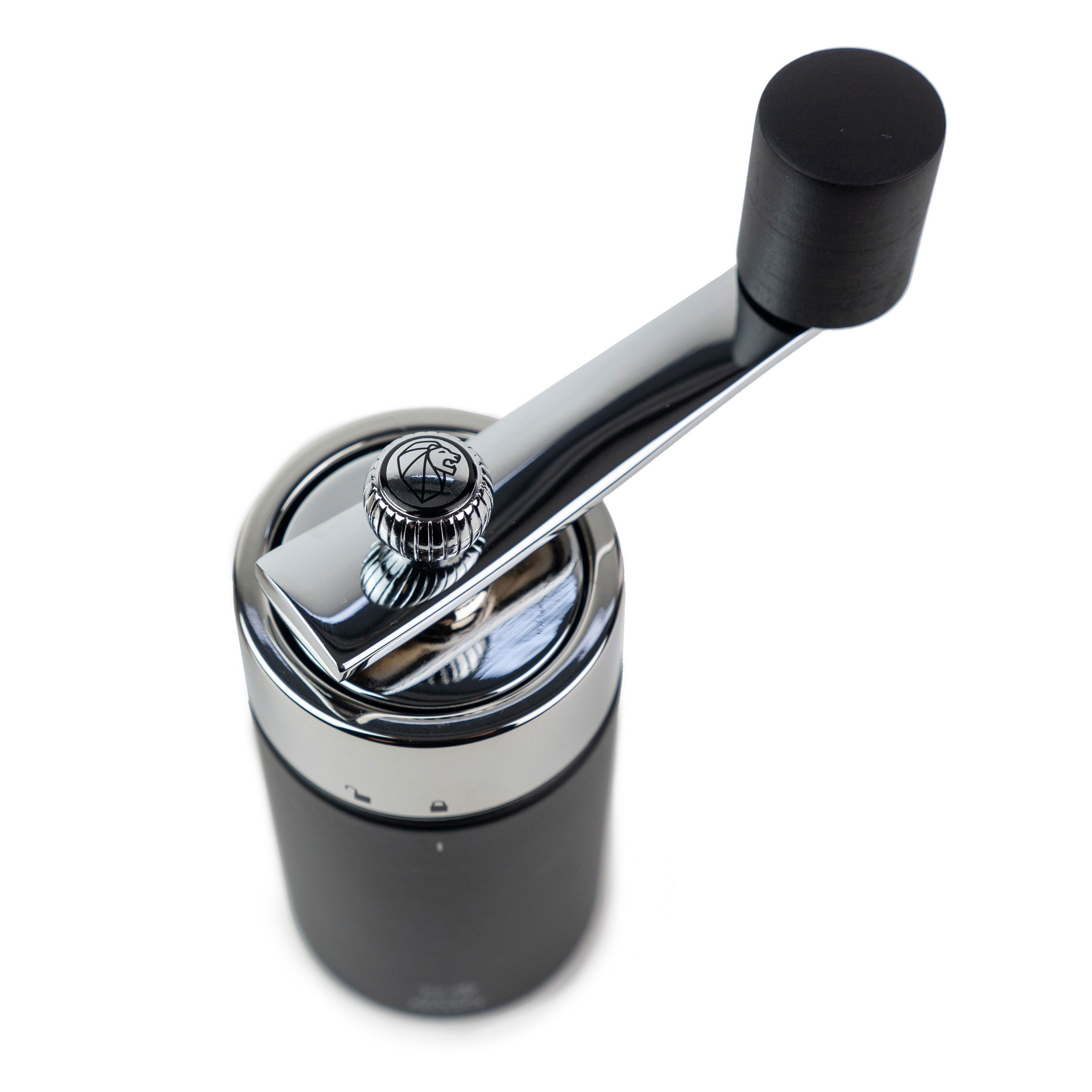 PEUGEOT Muskatmühle Muskatnussmühle ISEN 15cm Buchenholz Schwarz Matt Manuell Manuell