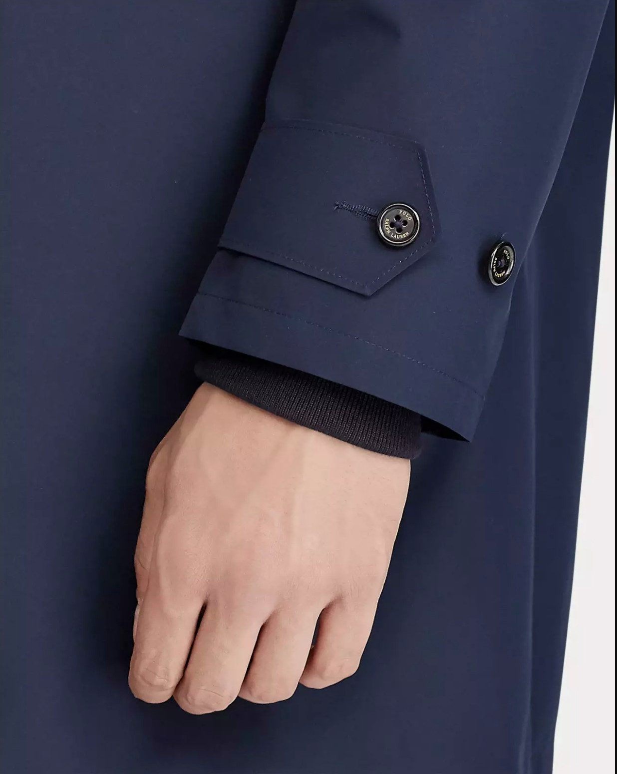 Polo Ralph Lauren 3-in-1-Funktionsmantel Commuter Coat 3 in 1 Parka Bomberjacke Integriertem Schirm und Sturmklappe mit echten Hornknöpfen